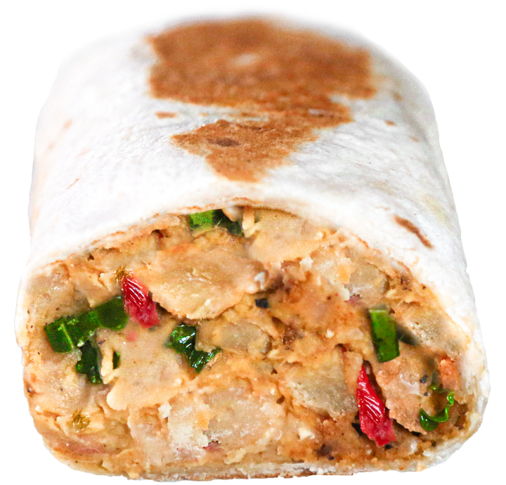 vegan breakfast burrito in Des Moines, Iowa