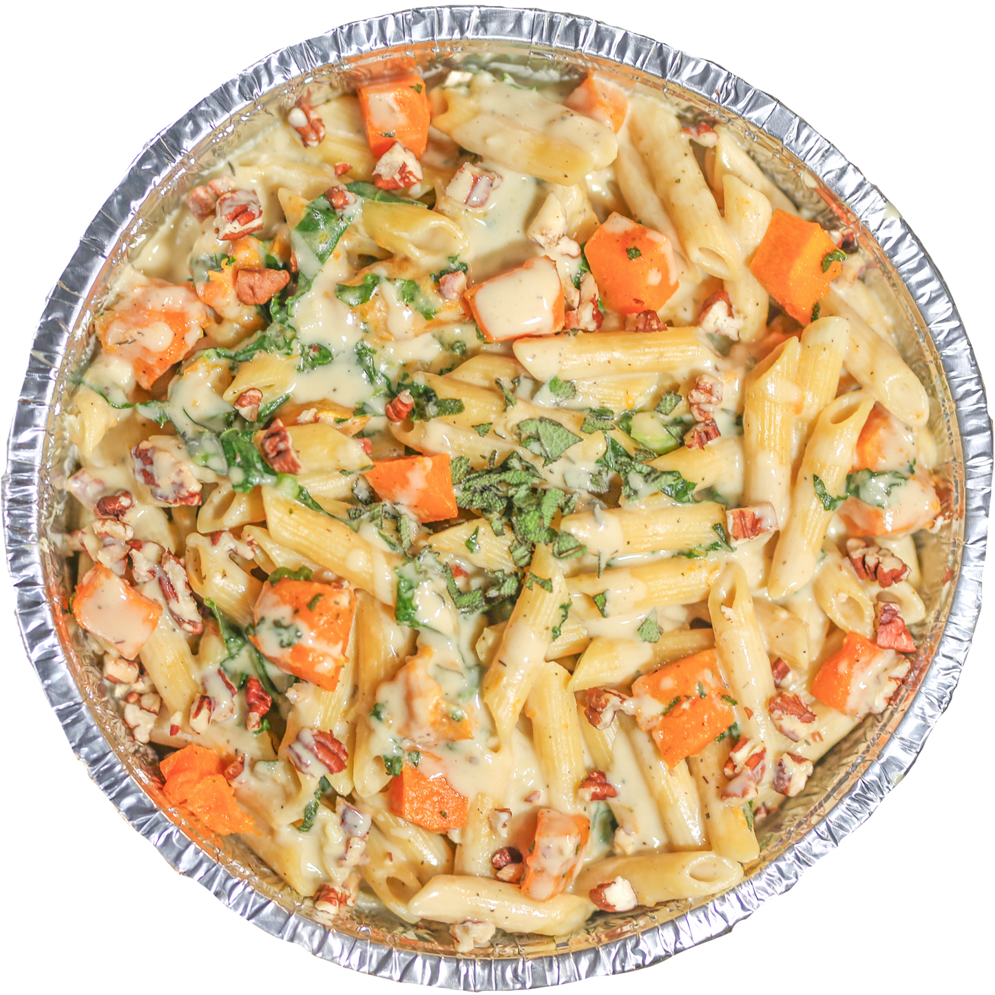 vegan butternut sage alfredo in Des Moines, Iowa