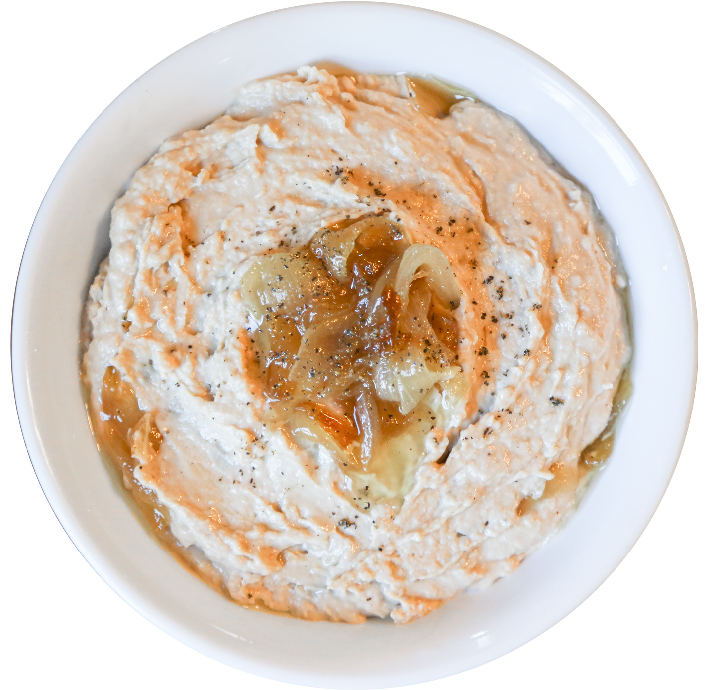 caramelized onion hummus in Des Moines, Iowa