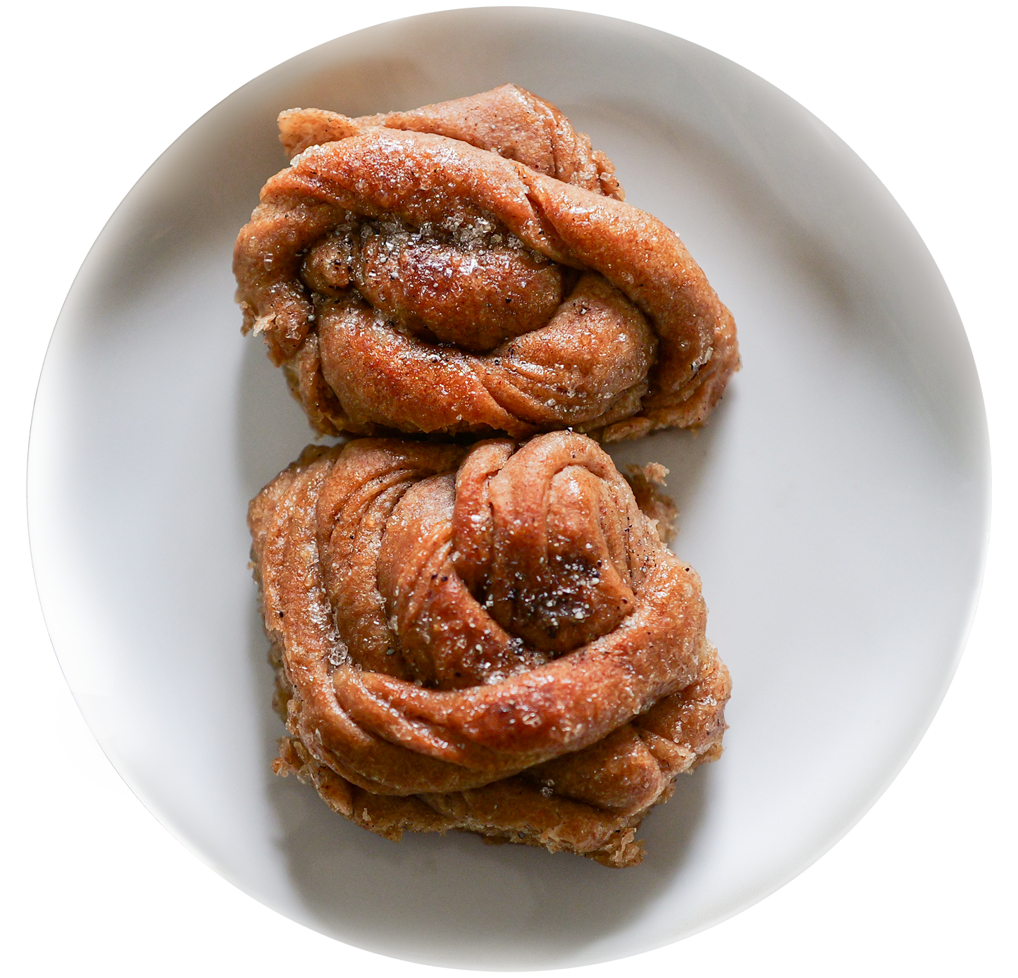 vegan cardamom buns in Des Moines, Iowa
