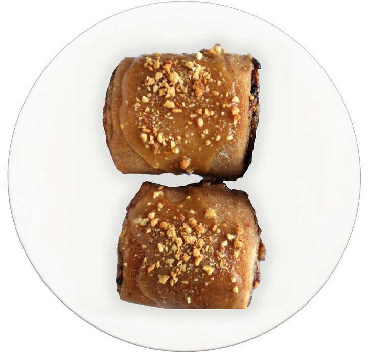 vegan chocolate peanut butter rolls