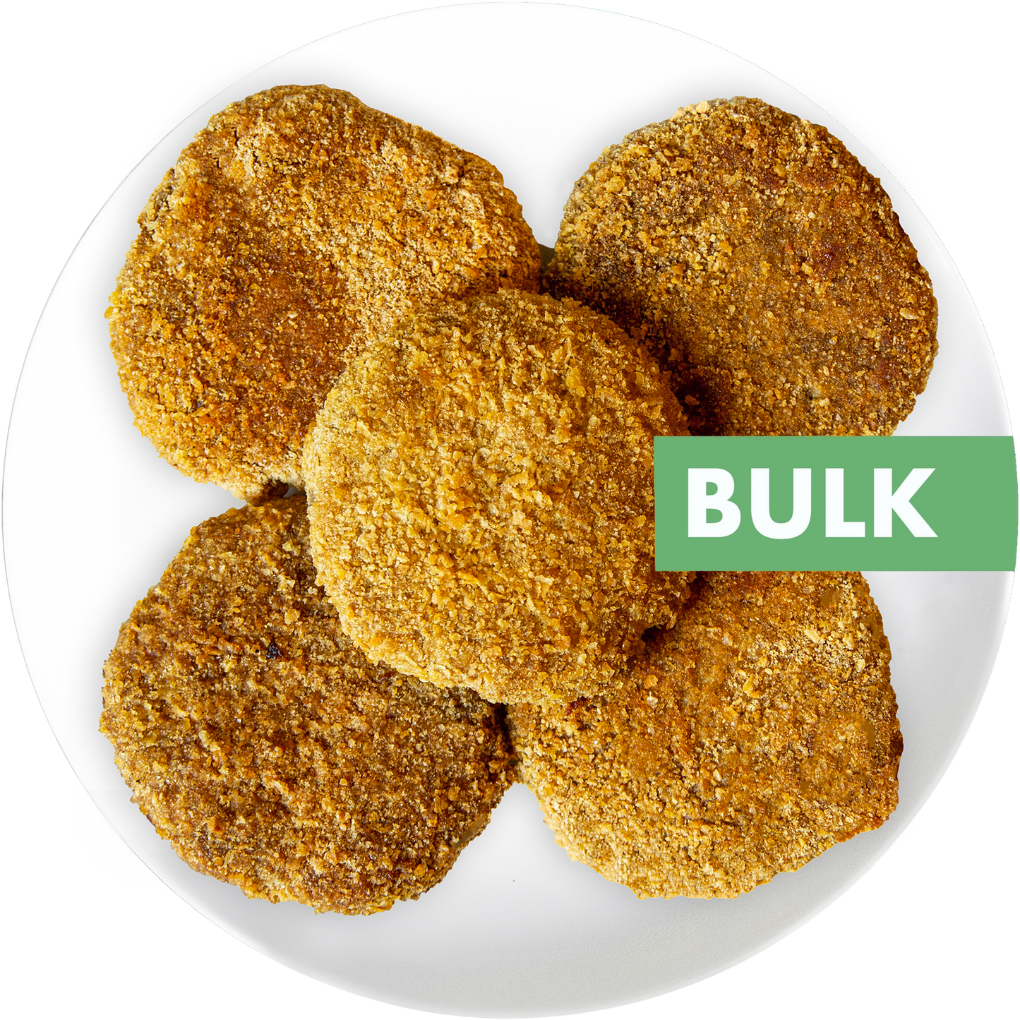 vegan crispy chickpea patties in Des Moines, Iowa