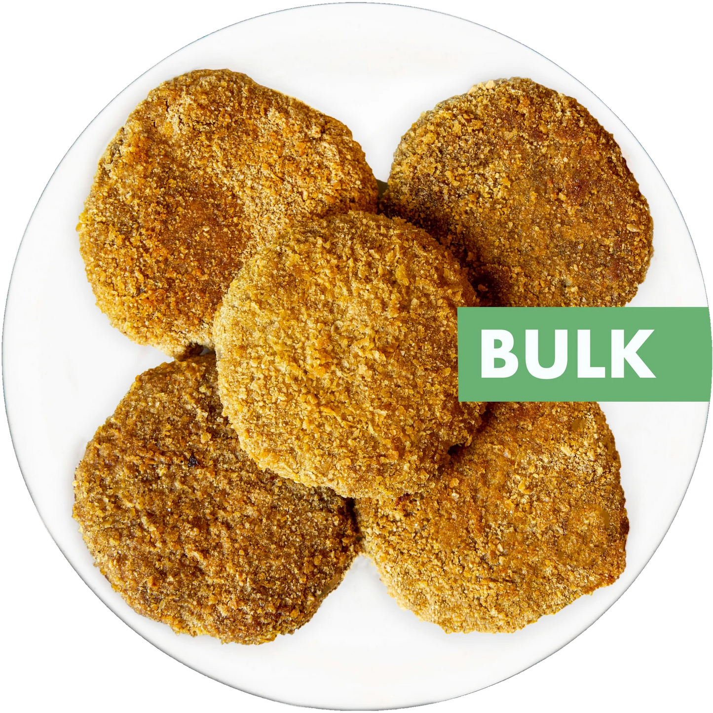 vegan crispy chickpea patties in Des Moines, Iowa