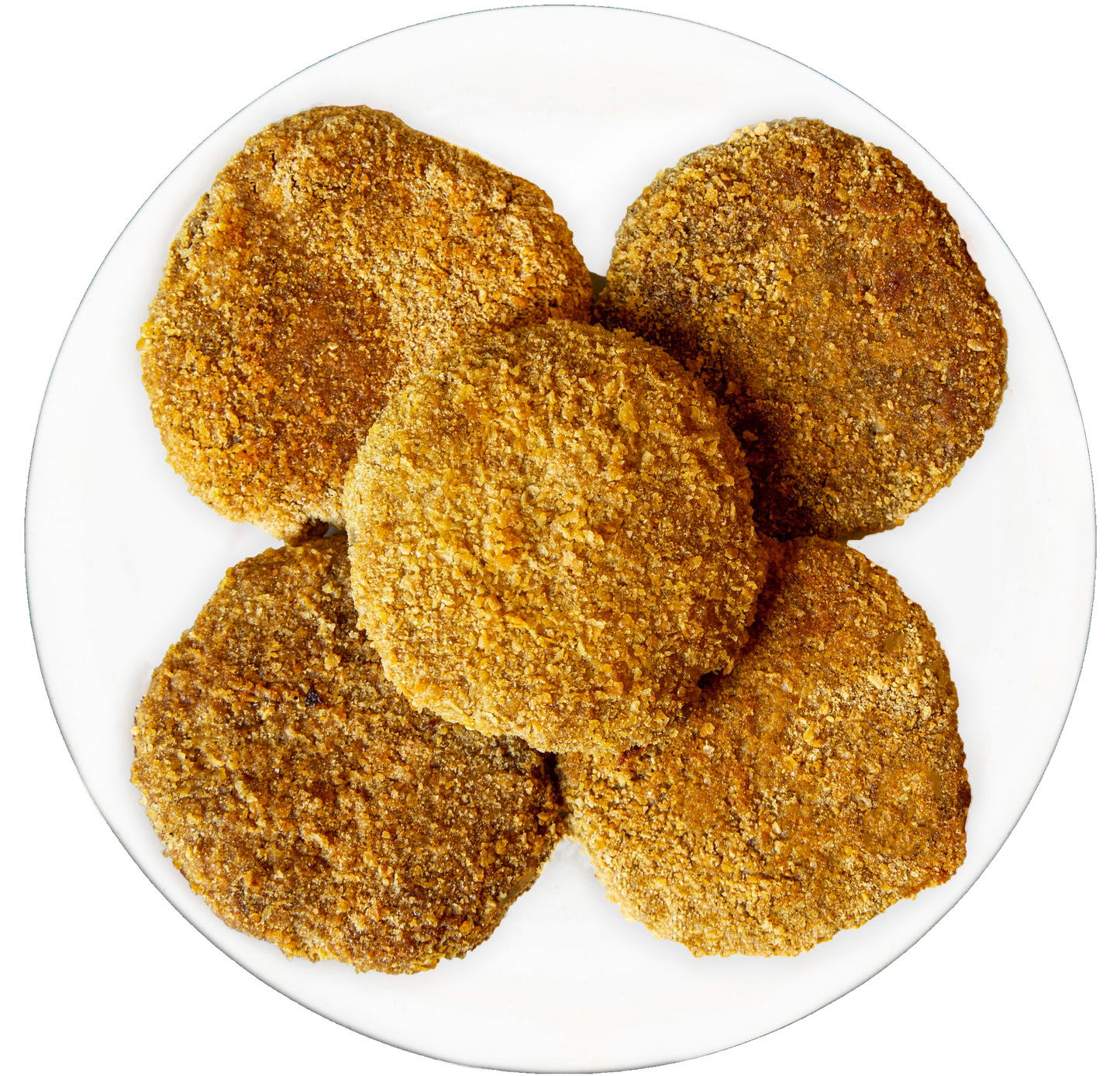 vegan crispy chickpea patties in Des Moines, Iowa