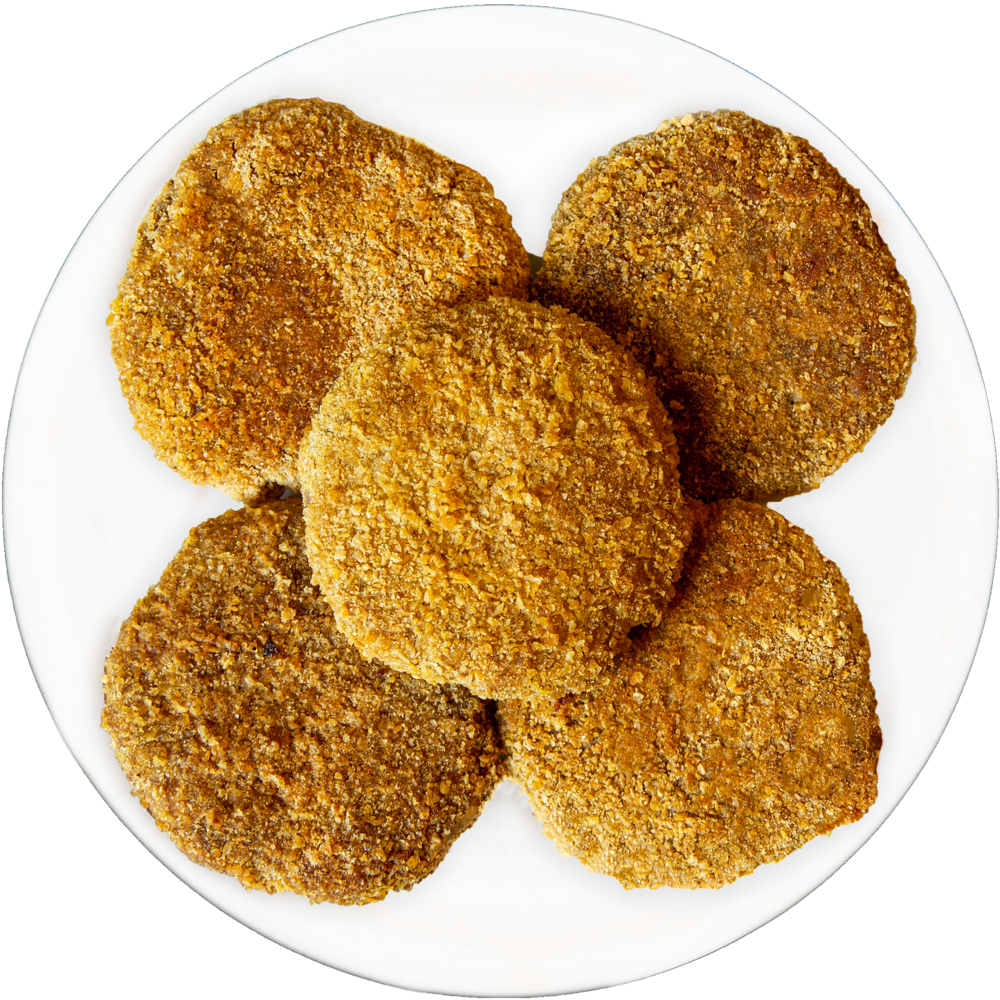 vegan crispy chickpea patties in Des Moines, Iowa