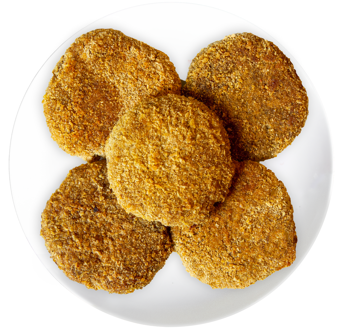 vegan crispy chickpea patties in Des Moines, Iowa