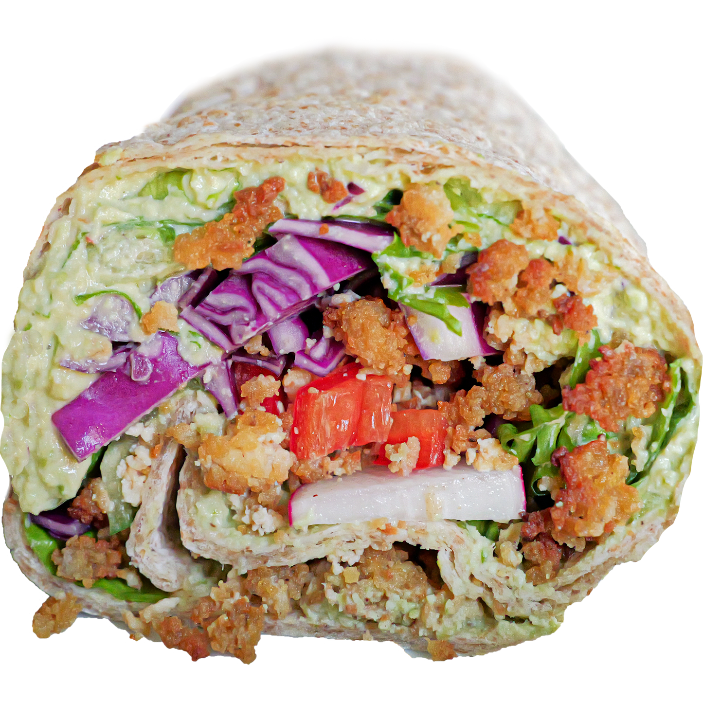 Vegan Edamame Hummus Wrap in Des Moines, Iowa