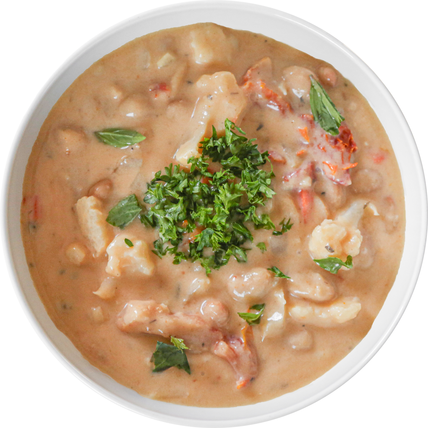 Vegan Marry Me Cauliflower White Bean Soup in Des Moines, IA