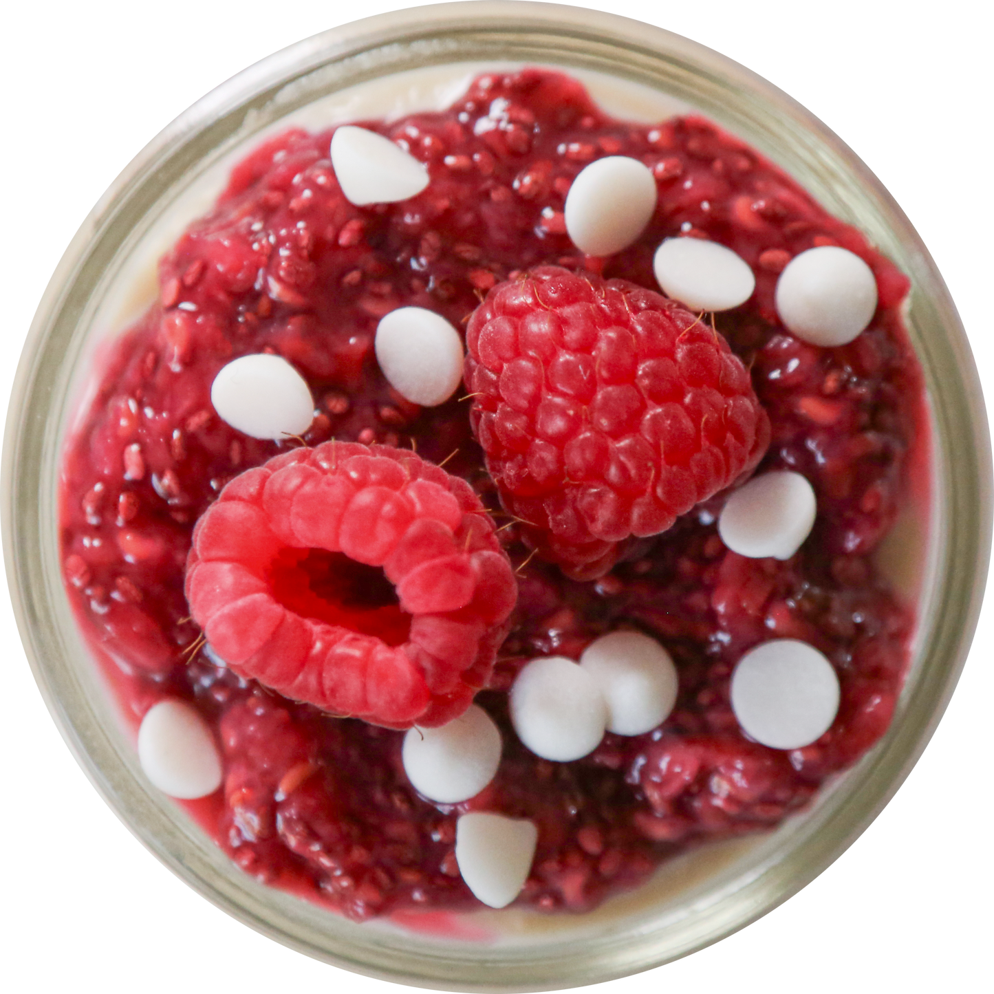 Raspberry White Chocolate Protein Cup in Des Moines, Iowa