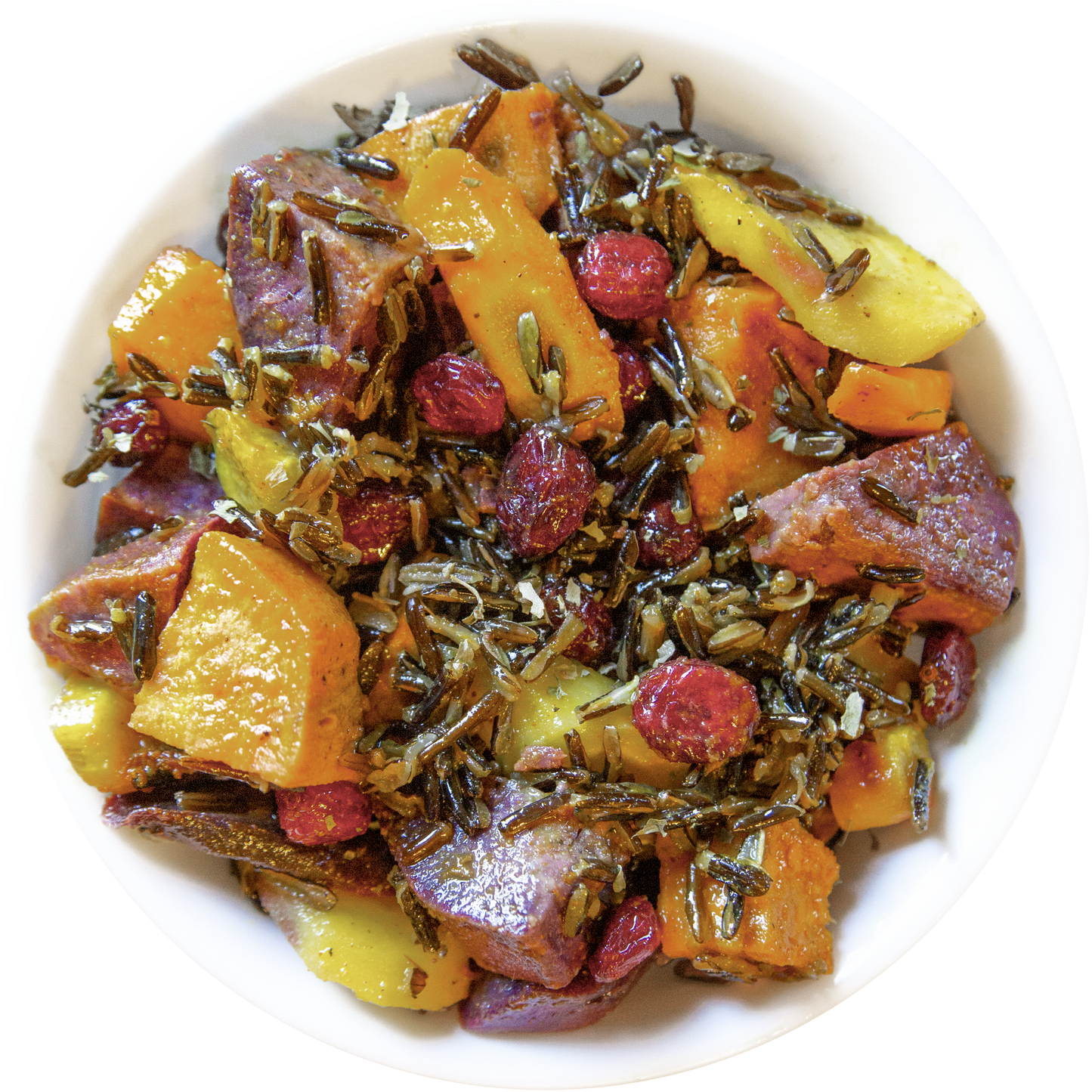 Root Vegetable & Wild Rice Salad in Des Moines, Iowa