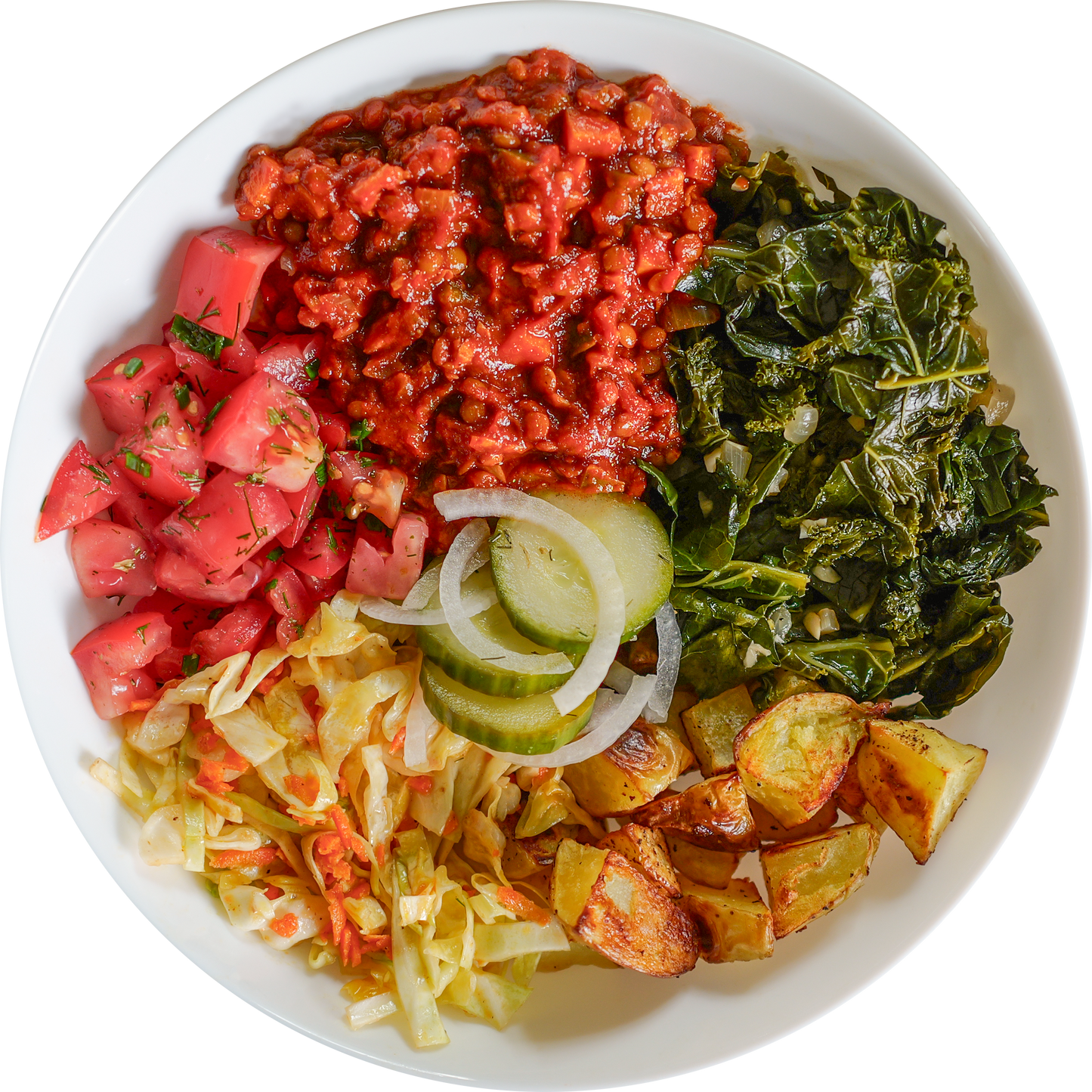 Vegan Sloppy Joe Bowl in Des Moines, Iowa