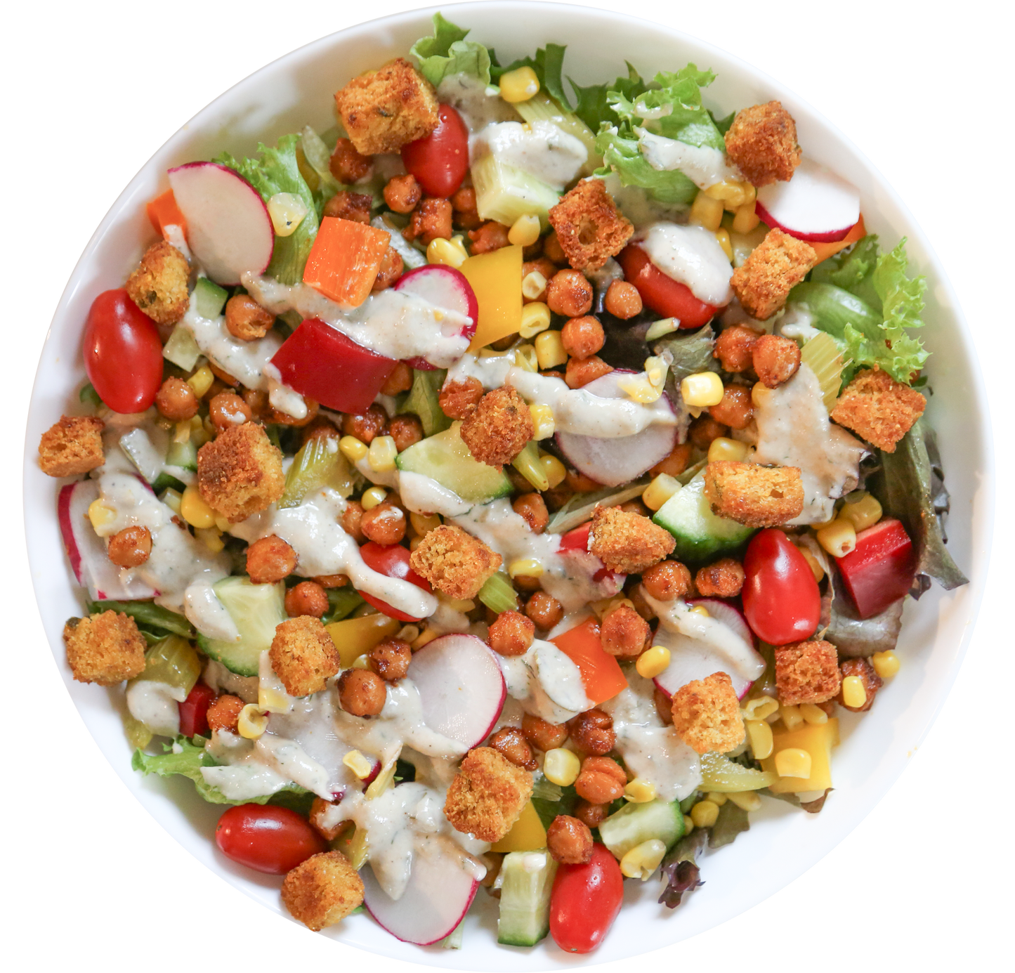Vegan Spicy Ranch Salad - a prepared meal in Des Moines, Iowa