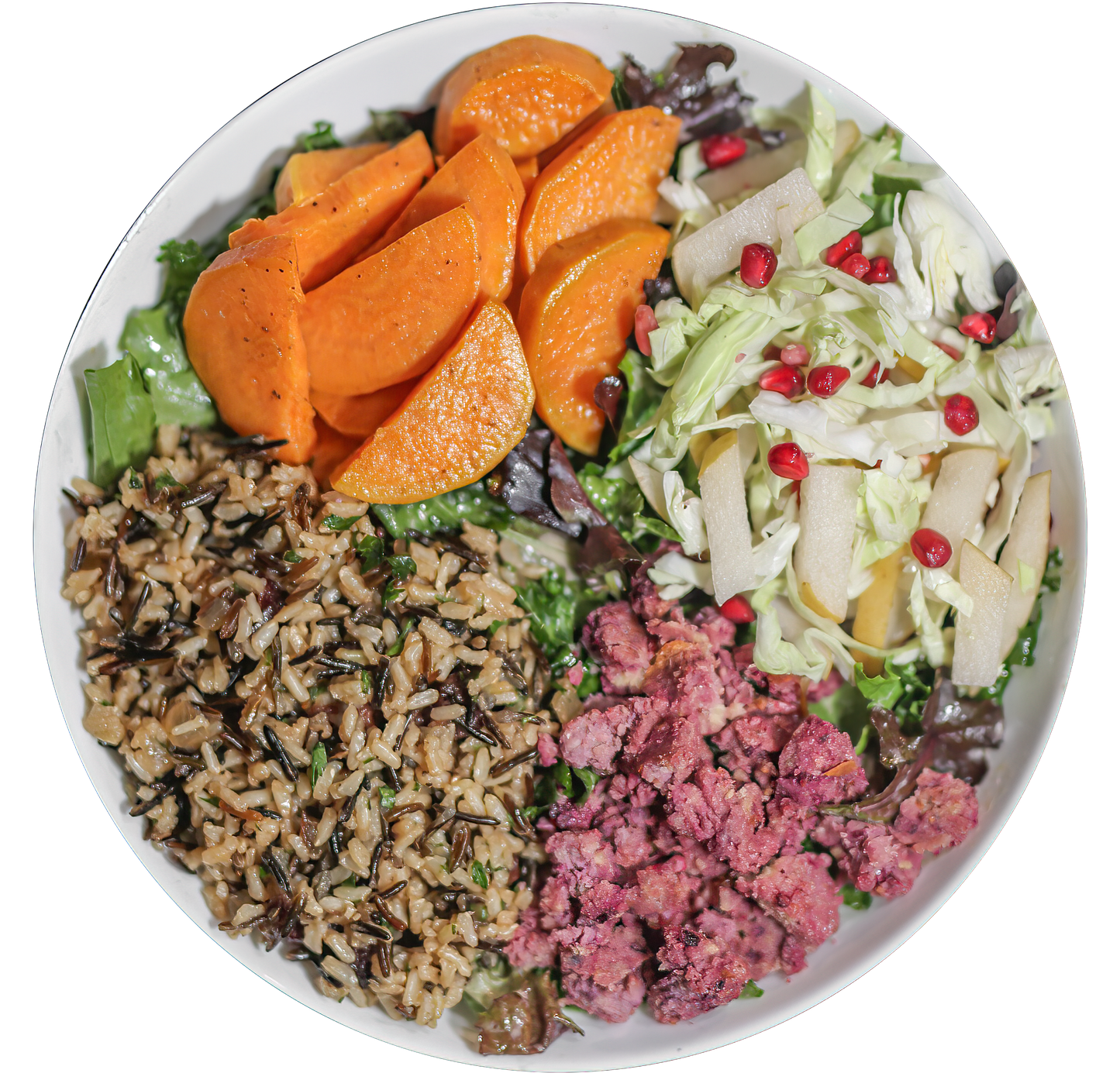 sweet citrus and wild rice salad in Des Moines, Iowa