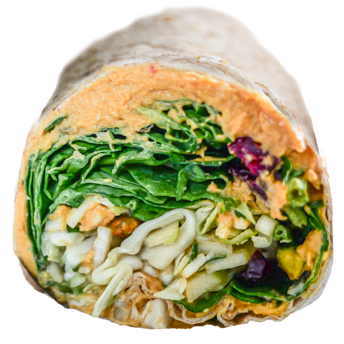Sweet Potato Hummus Wrap in Des Moines, Iowa