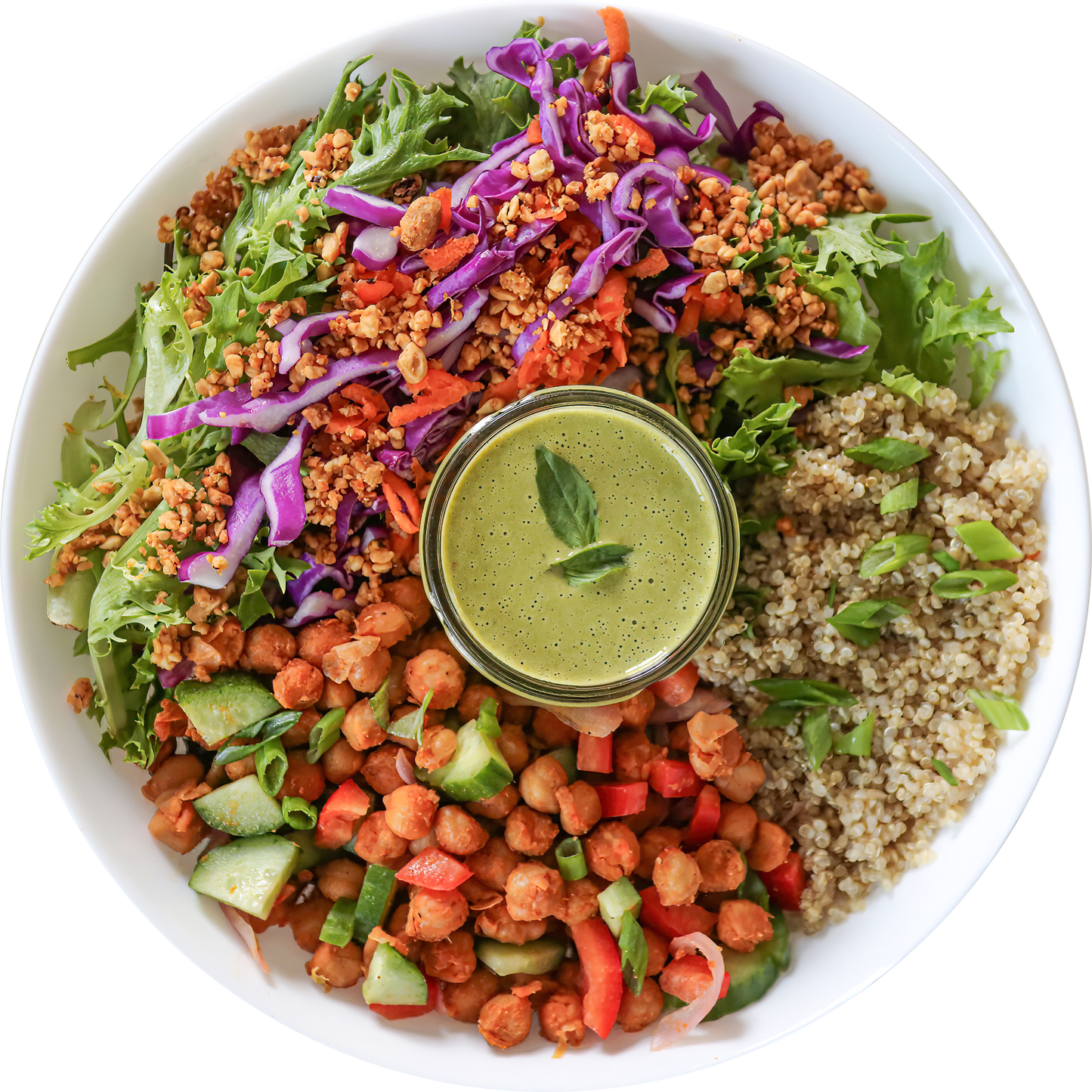 Thai Basil & Red Curry Salad in Des Moines, Iowa