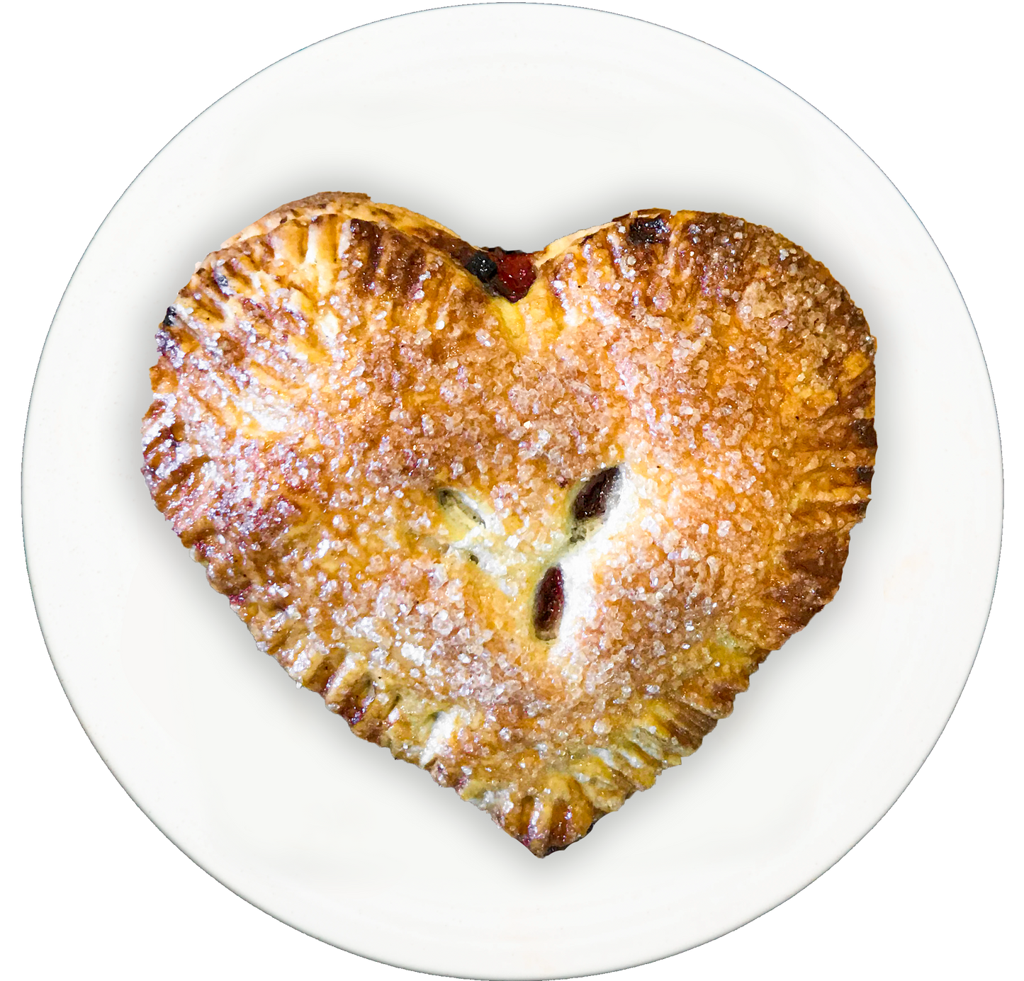 vegan heart hand pies in Des Moines, Iowa