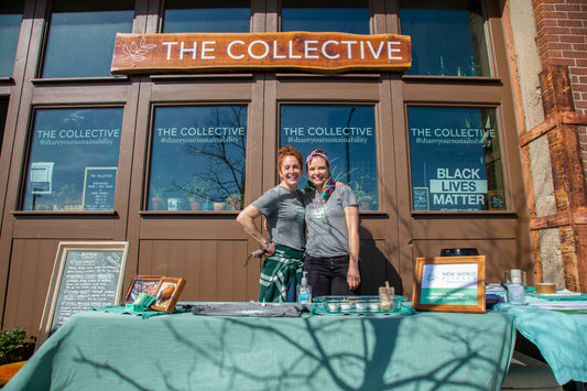 Chef Madeline Krantz and Blair Ryan at the New World Kitchen pop-up at The Collective in Des Moines, Iowa