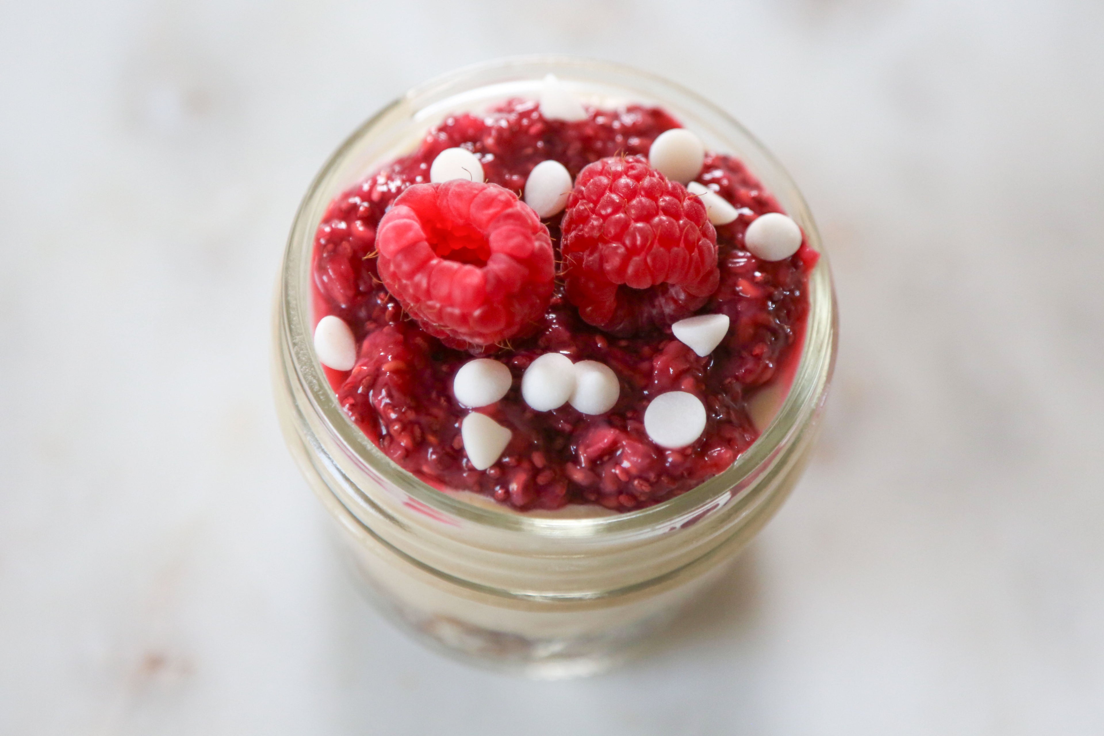 Vegan protein cup - white chocolate raspberry flavor - in Des Moines, Iowa
