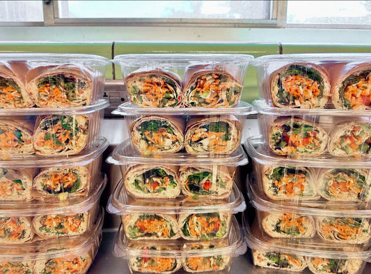 Vegan wraps for coffee shops in Des Moines, Iowa