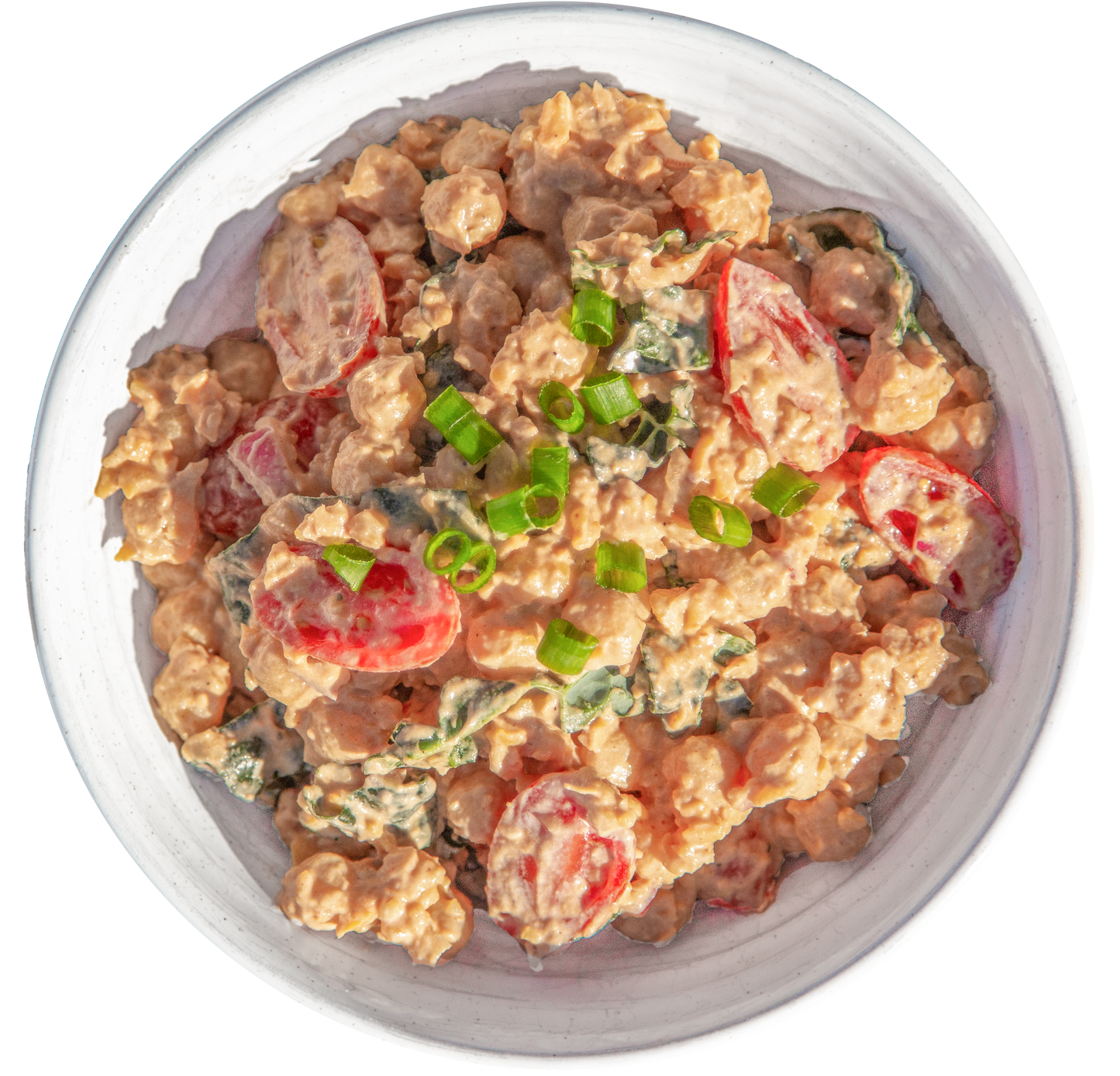 Plant-based vegan vegetarian BBQ Chickpea Salad in Des Moines, Iowa