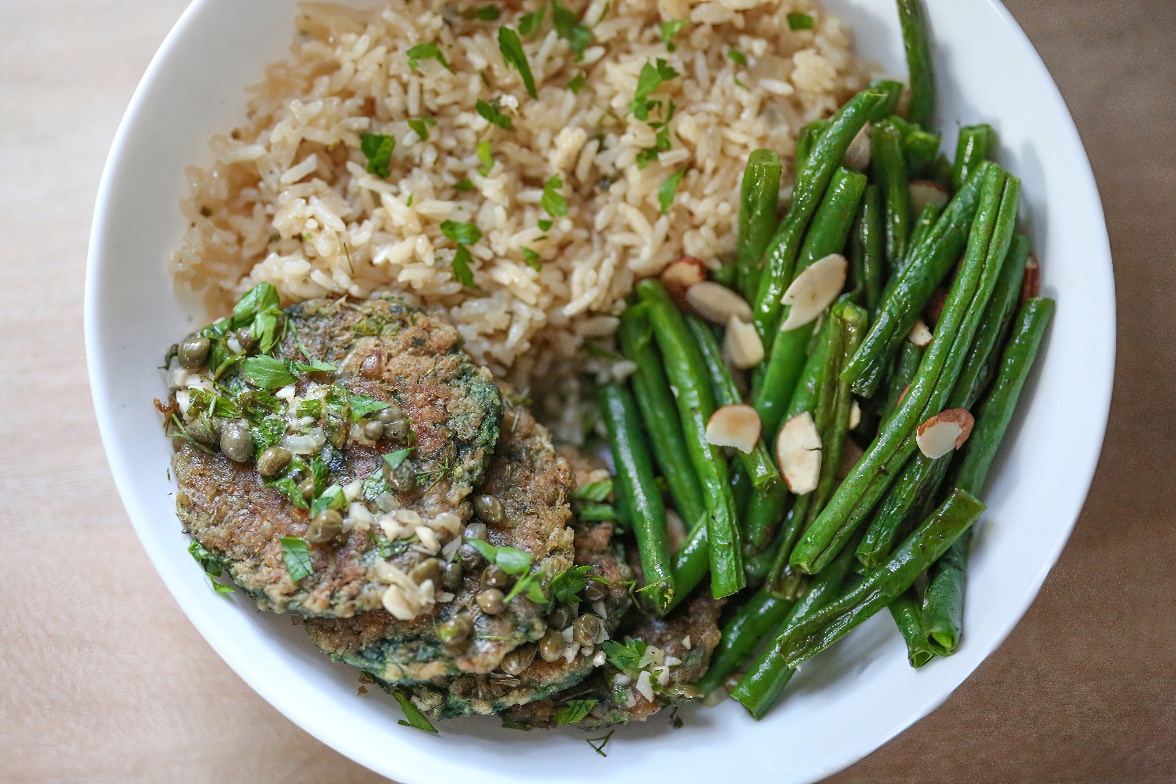 Vegan Chickpea Piccata in Des Moines, Iowa