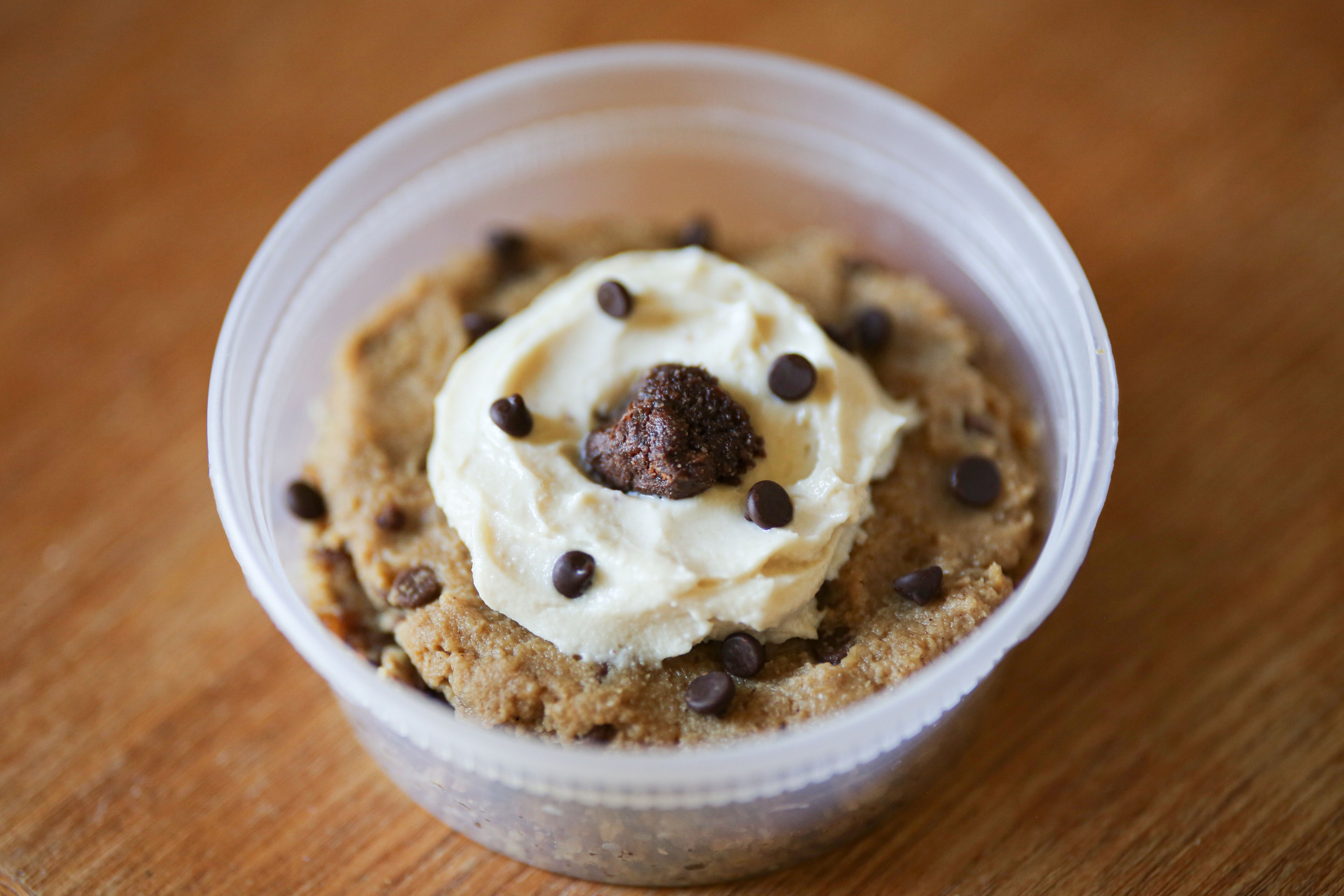 Chocolate Chip Cookie Dough Cup in Des Moines, Iowa