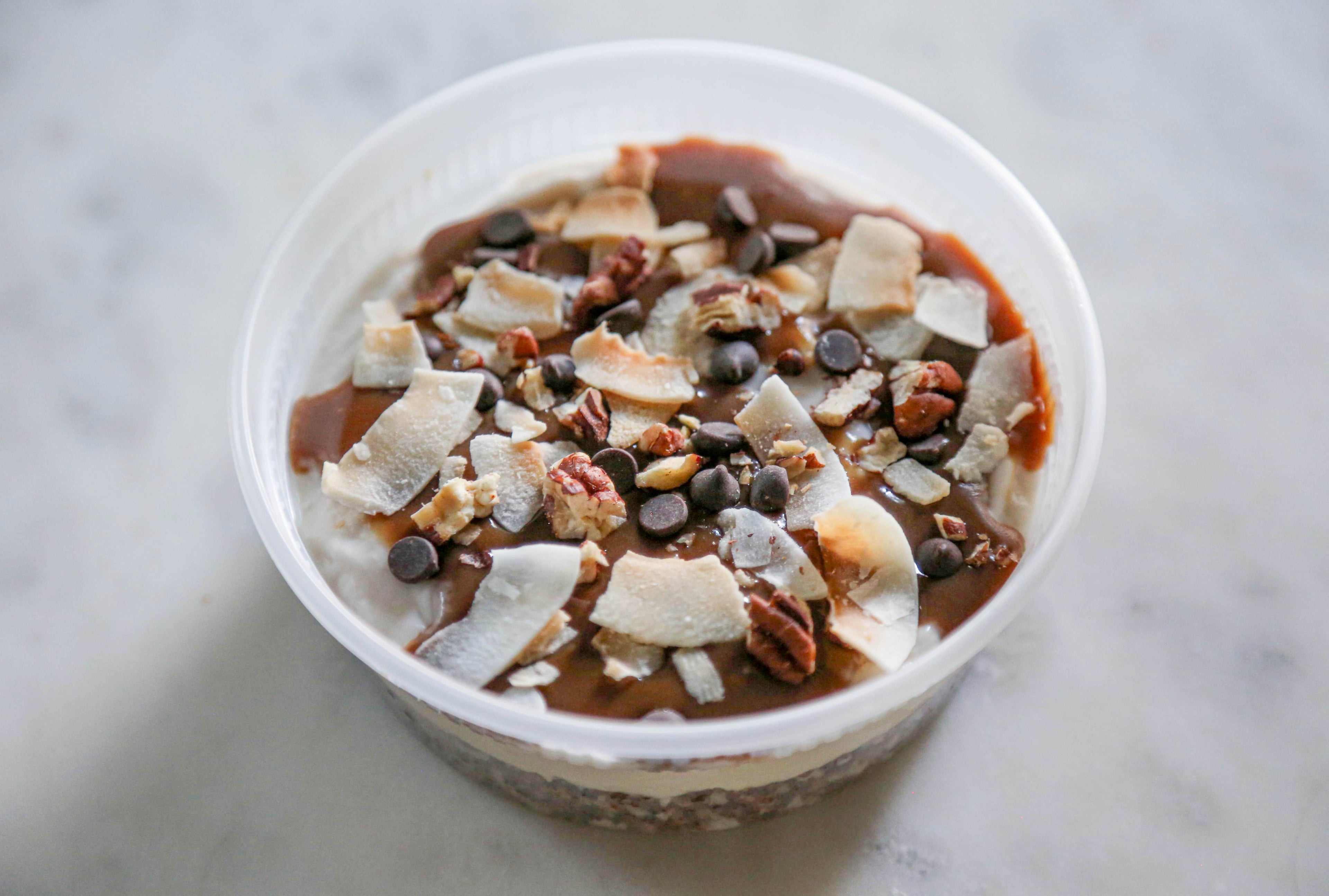 Coconut Caramel Crunch Dessert Cup in Des Moines, Iowa