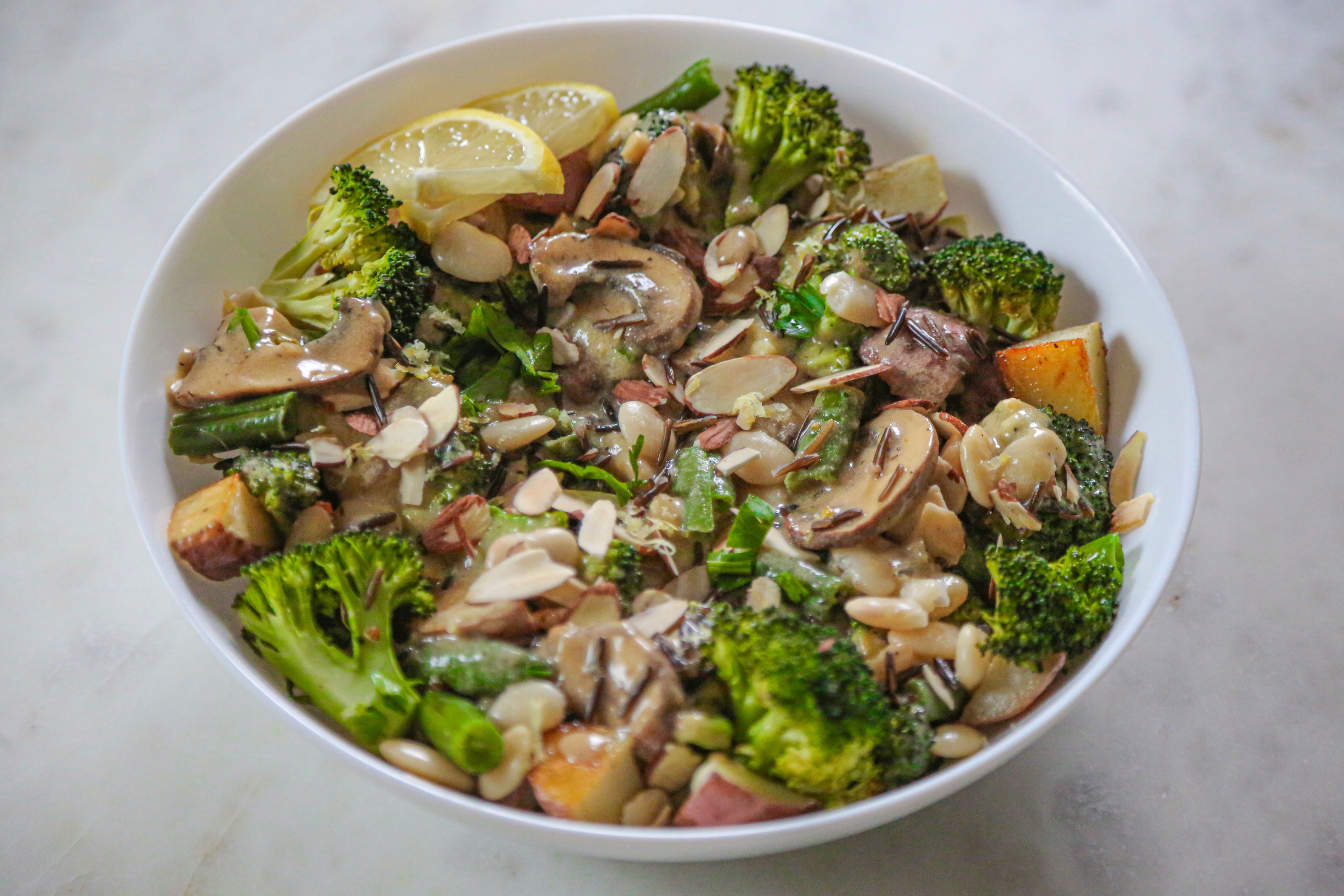 Vegan Creamy Lemon Thyme Bake in Des Moines, Iowa