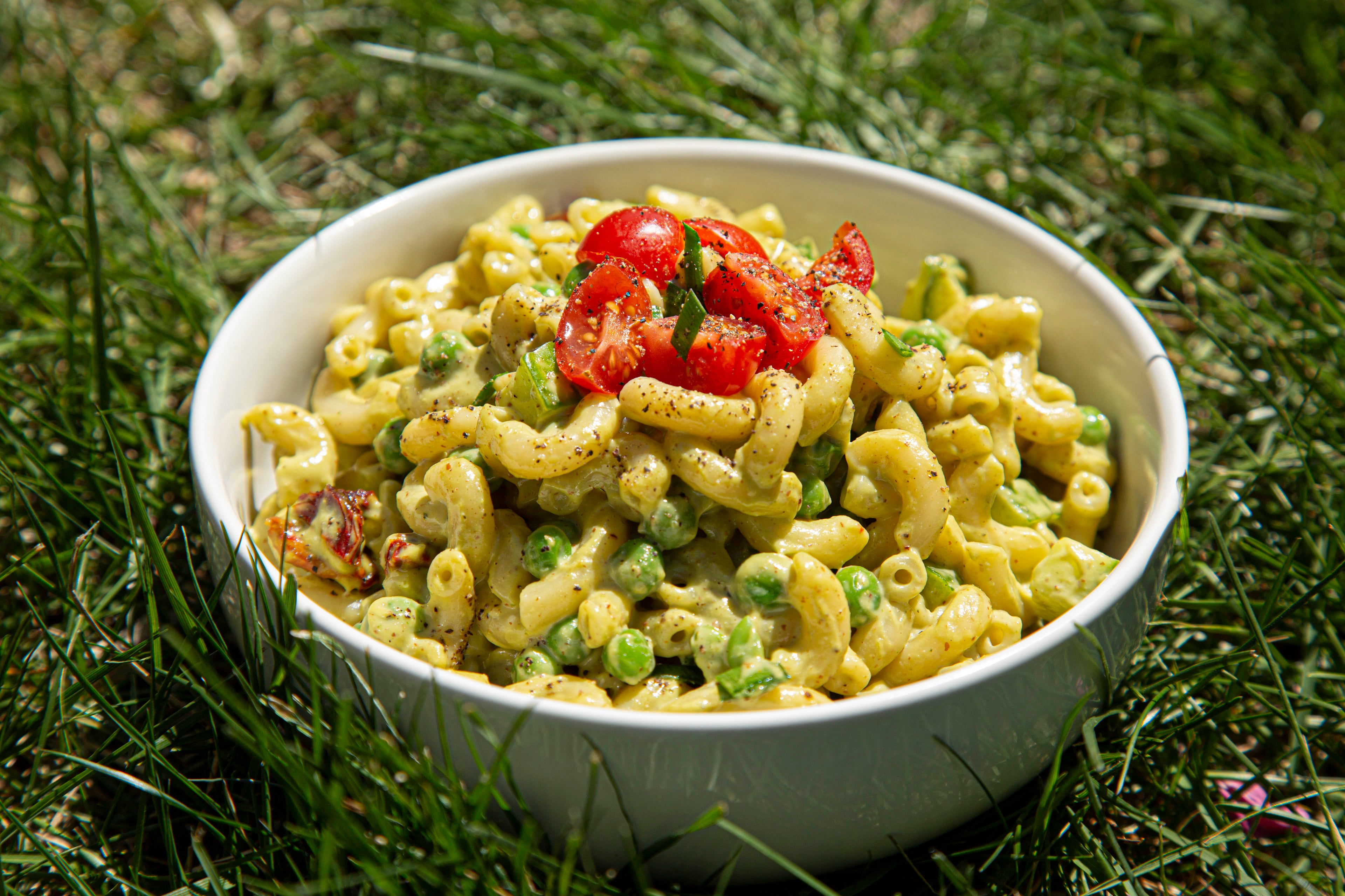 Green Goddess Macaroni Salad in Des Moines, Iowa
