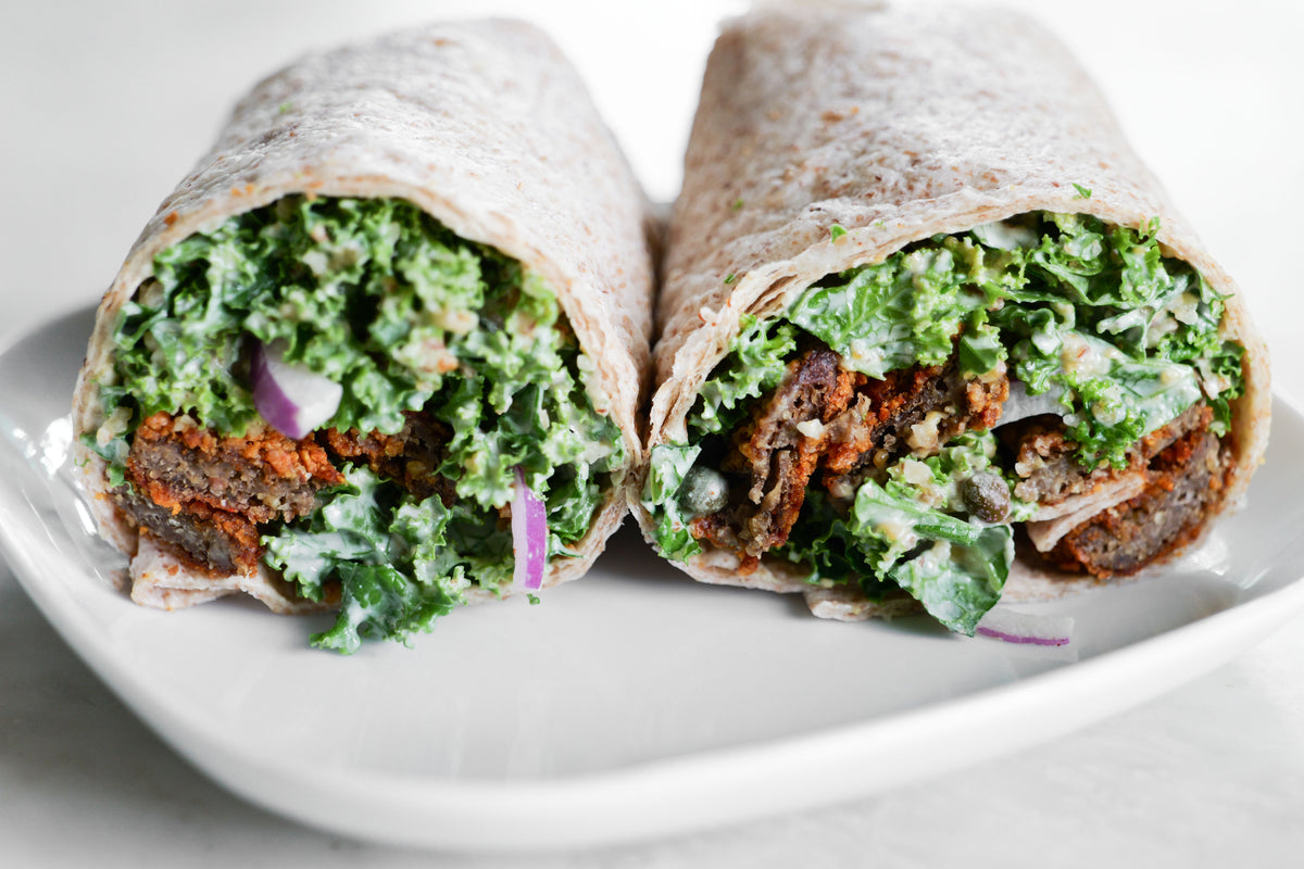 Kale Caesar Wrap in Des Moines, Iowa