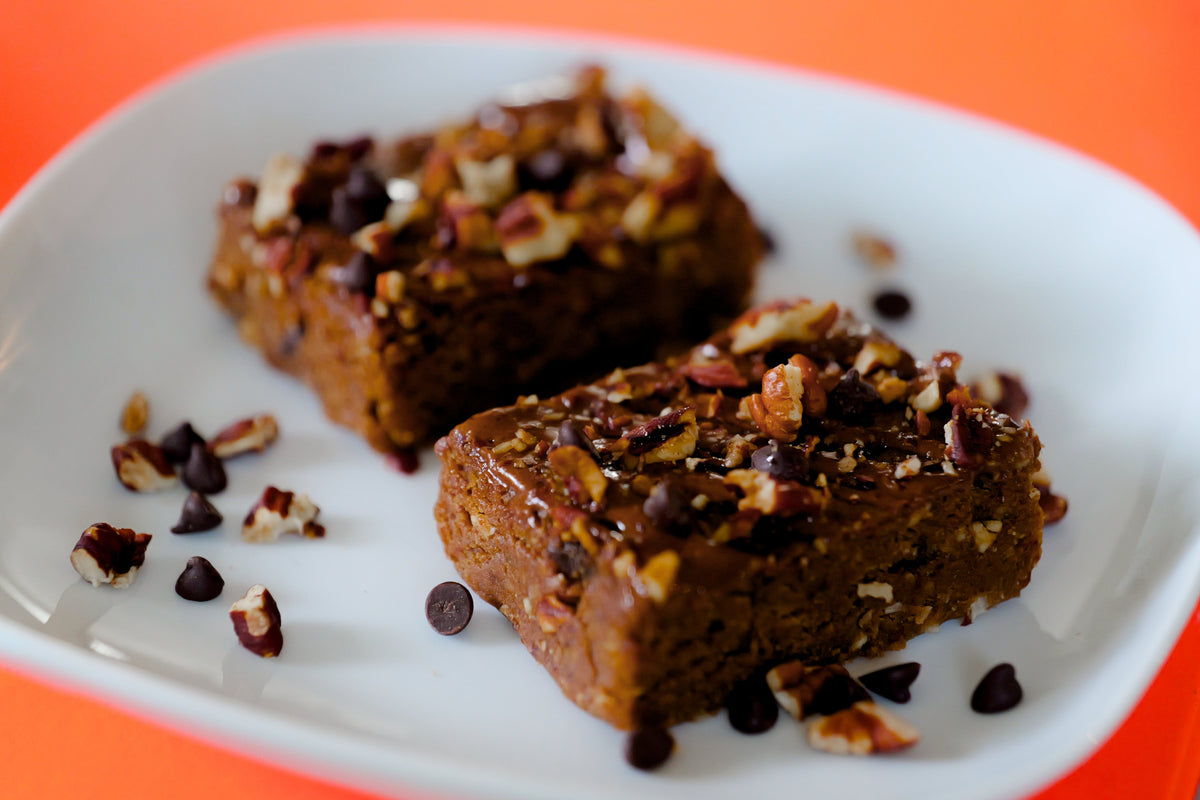 Vegan pumpkin spice protein bars in Des Moines, Iowa