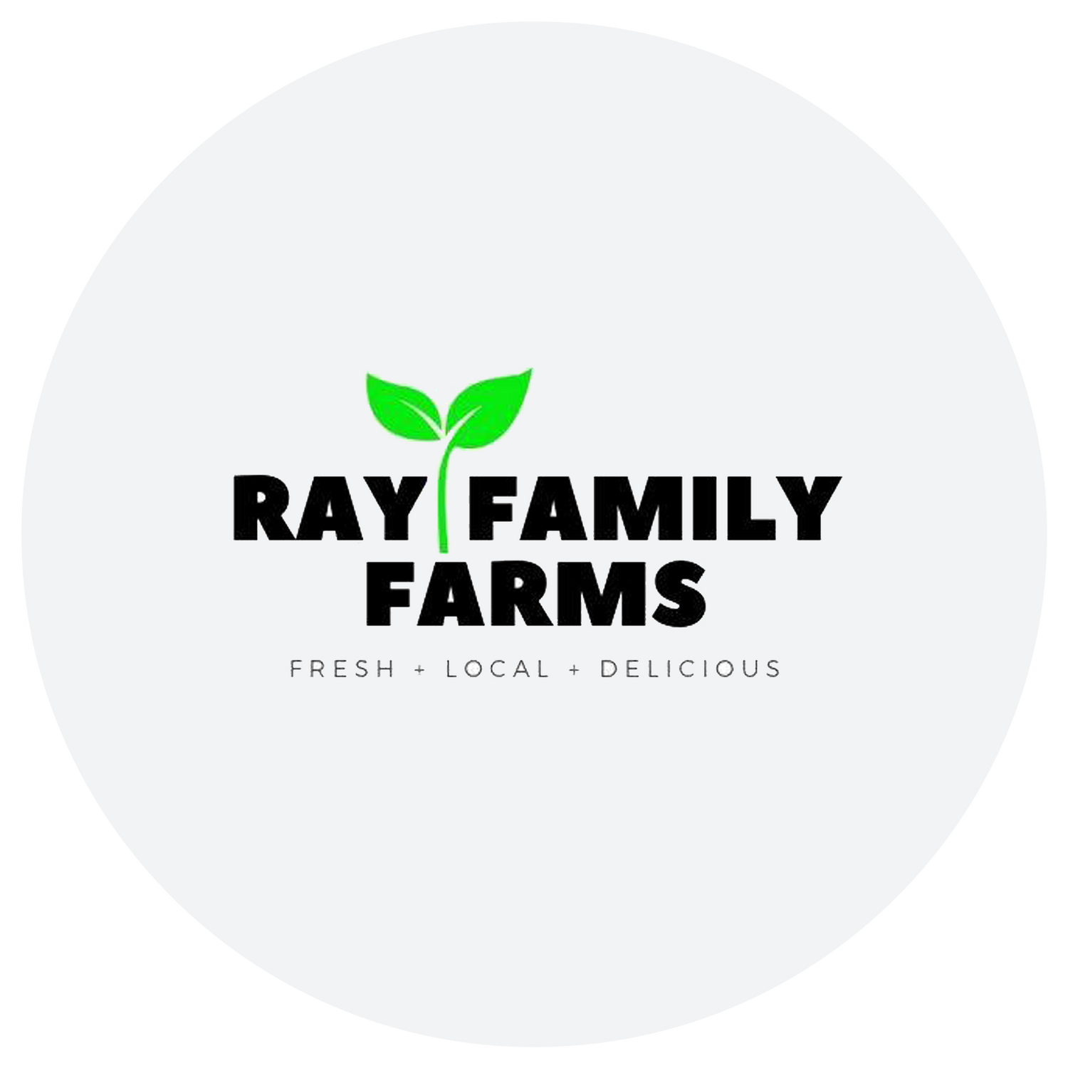 Ray Family Farms logo in Des Moines Iowa