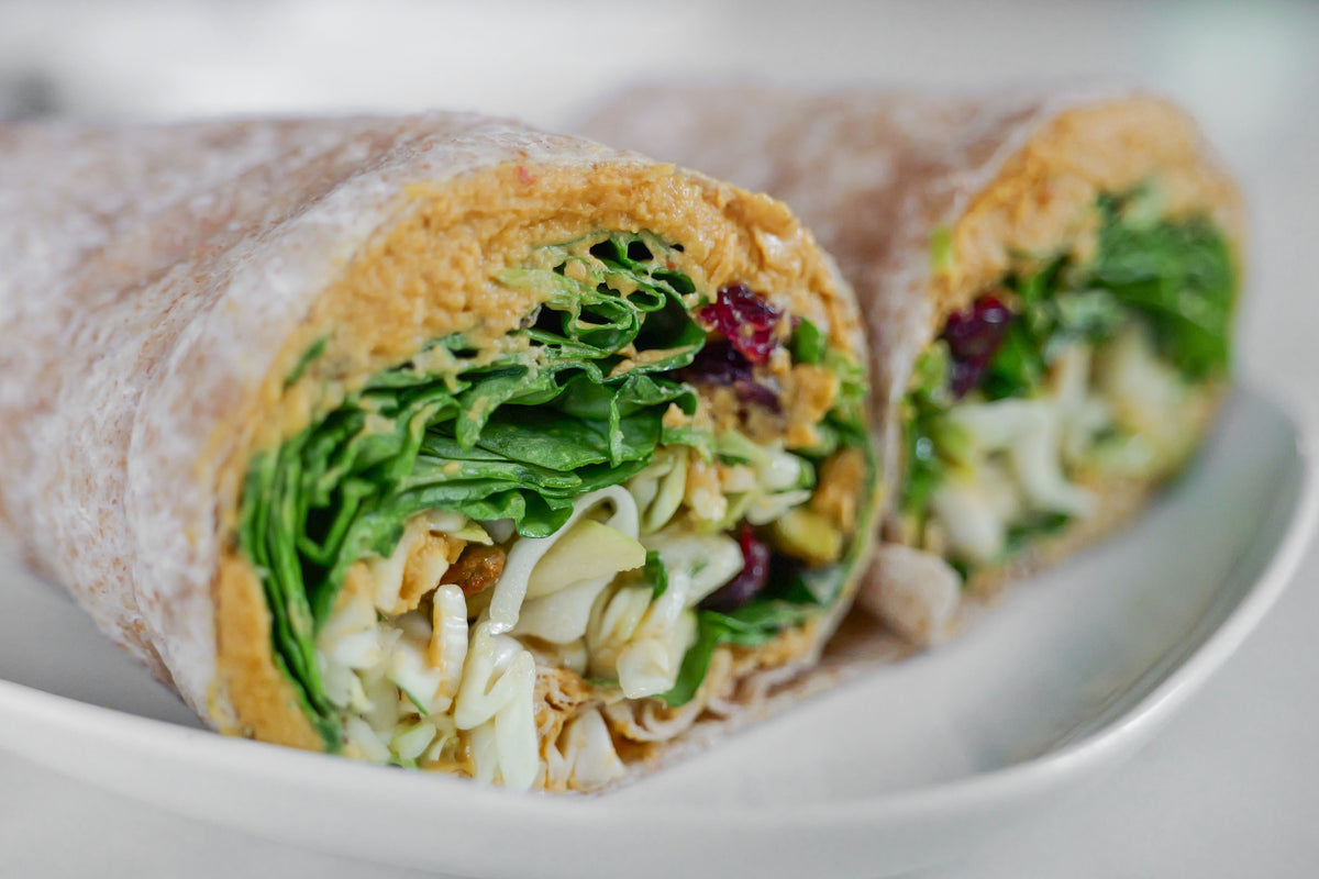 Sweet Potato Hummus Wrap in Des Moines, Iowa