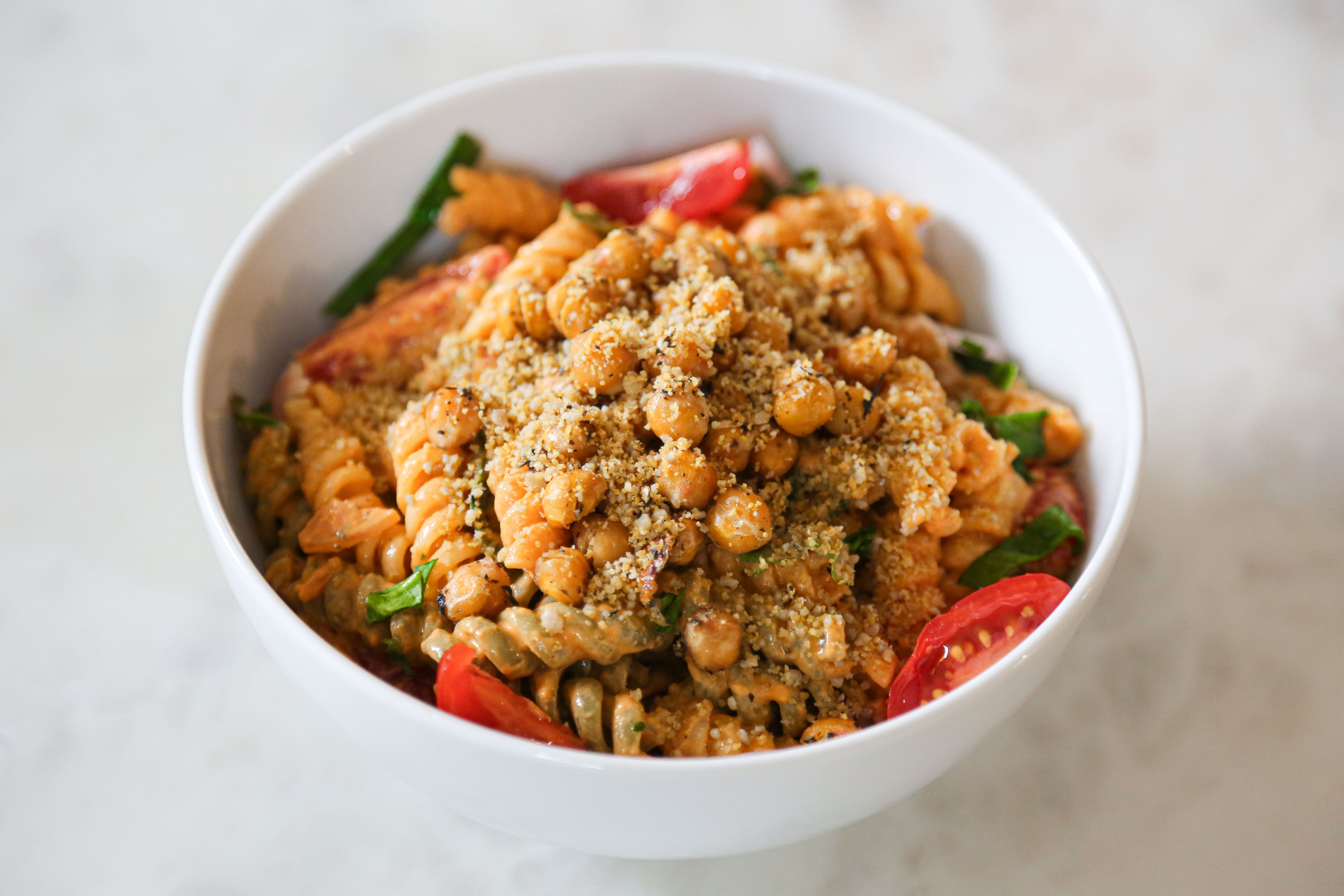Tuscan chickpea salad in Des Moines, Iowa