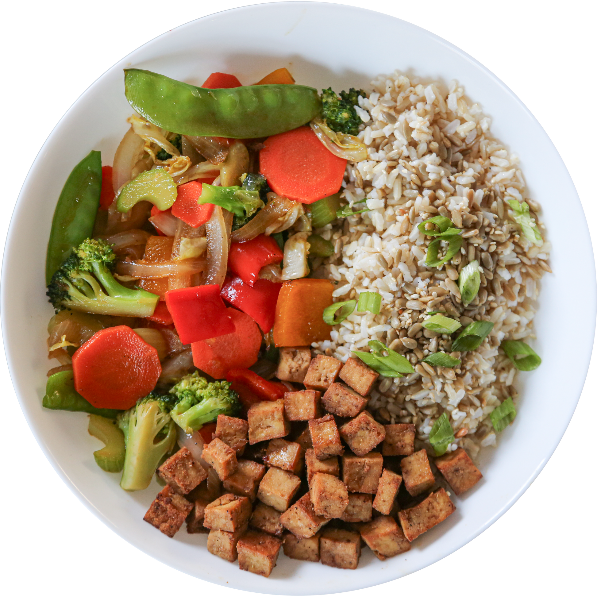 Apricot Teriyaki Stir-Fry Bowl in Des Moines, Iowa