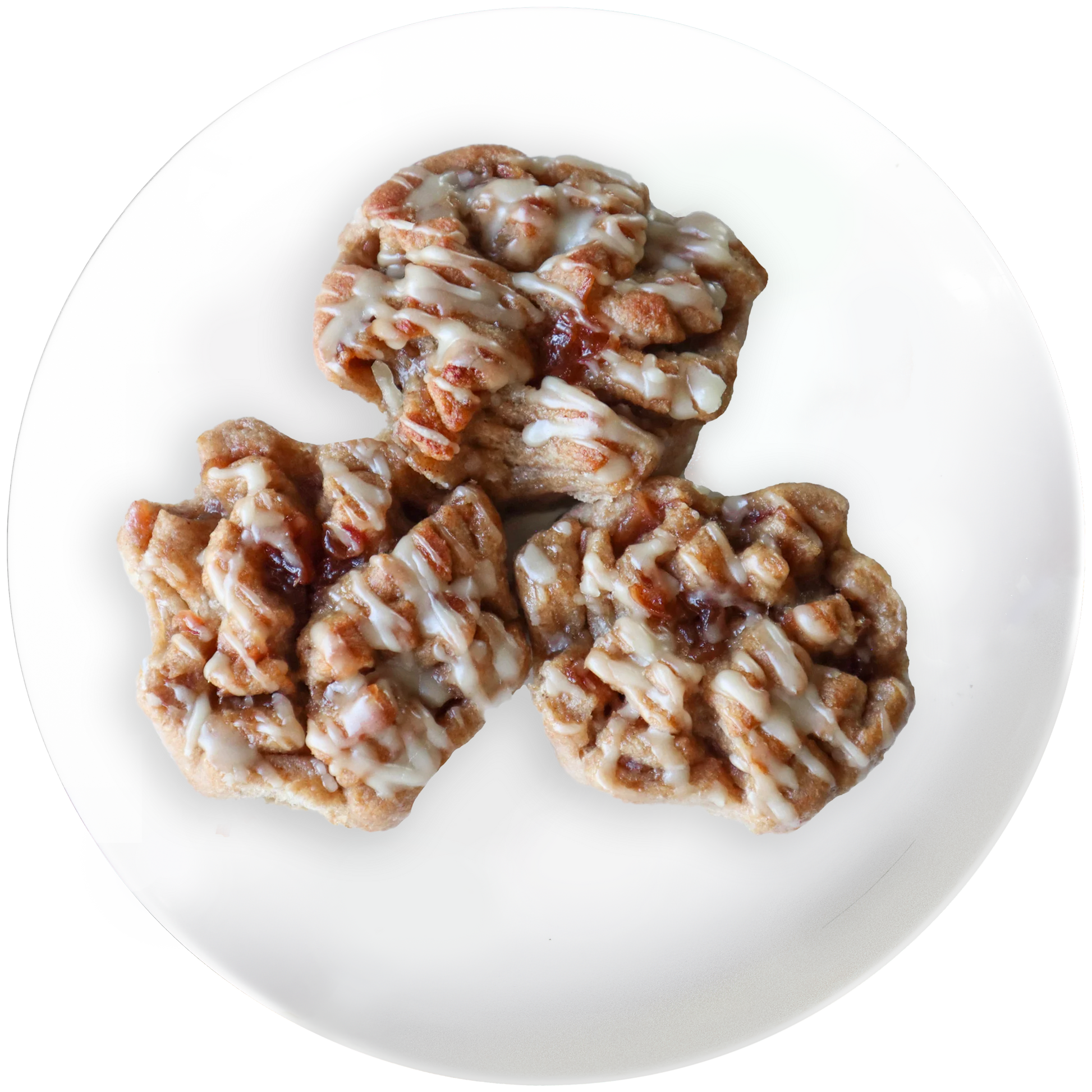 Vegan Baked Apple Fritters in Des Moines, Iowa