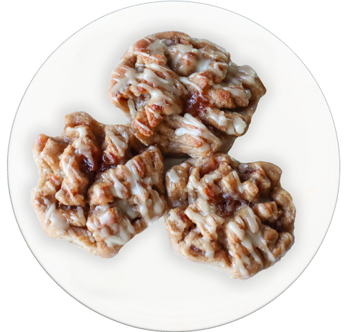 Vegan Baked Apple Fritters in Des Moines, Iowa