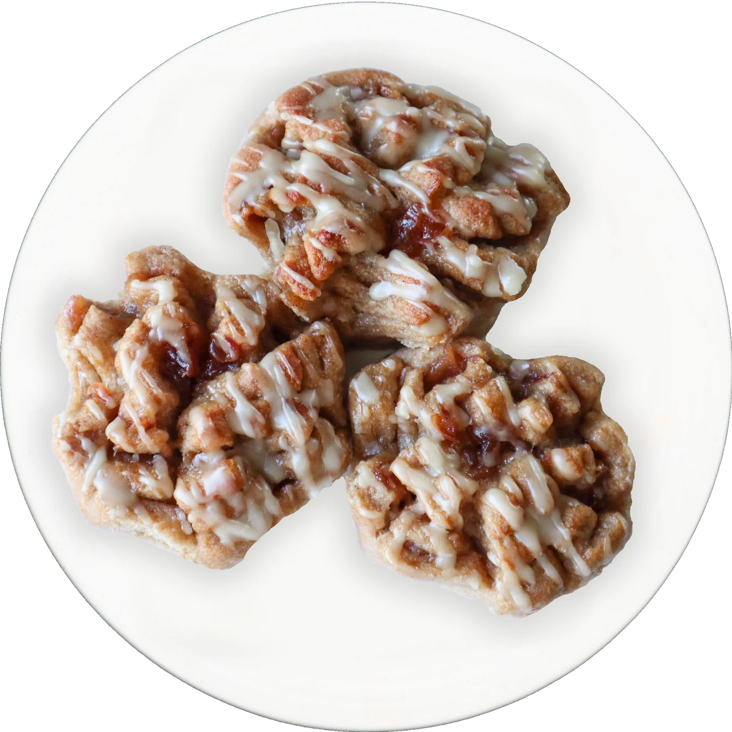 Vegan Baked Apple Fritters in Des Moines, Iowa