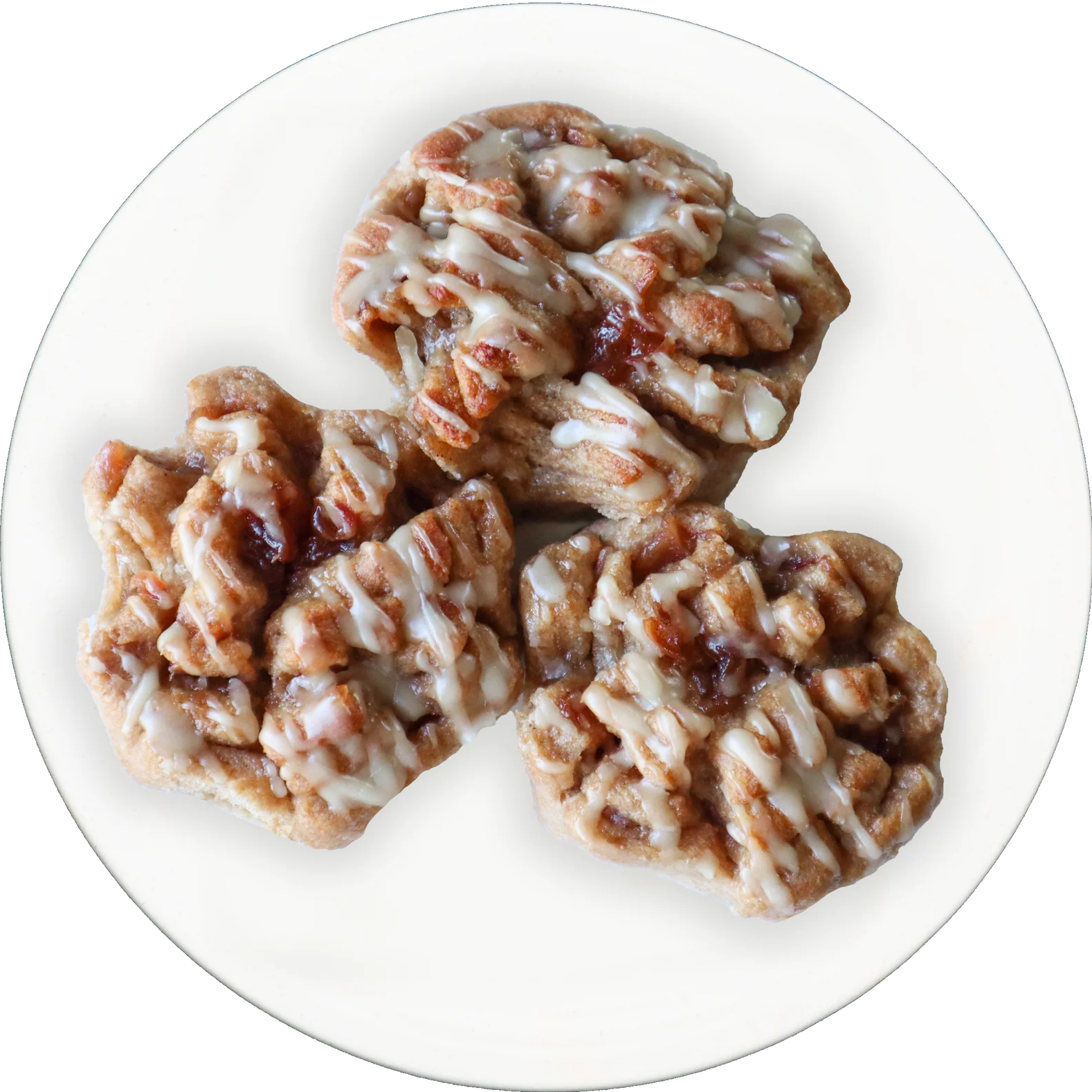 Vegan Baked Apple Fritters in Des Moines, Iowa