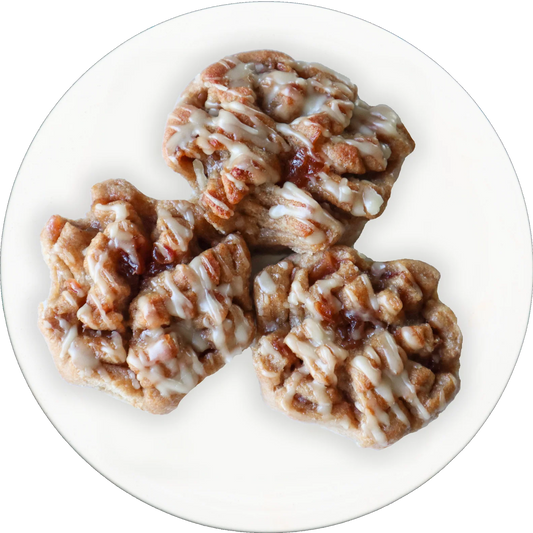 Vegan Baked Apple Fritters in Des Moines, Iowa