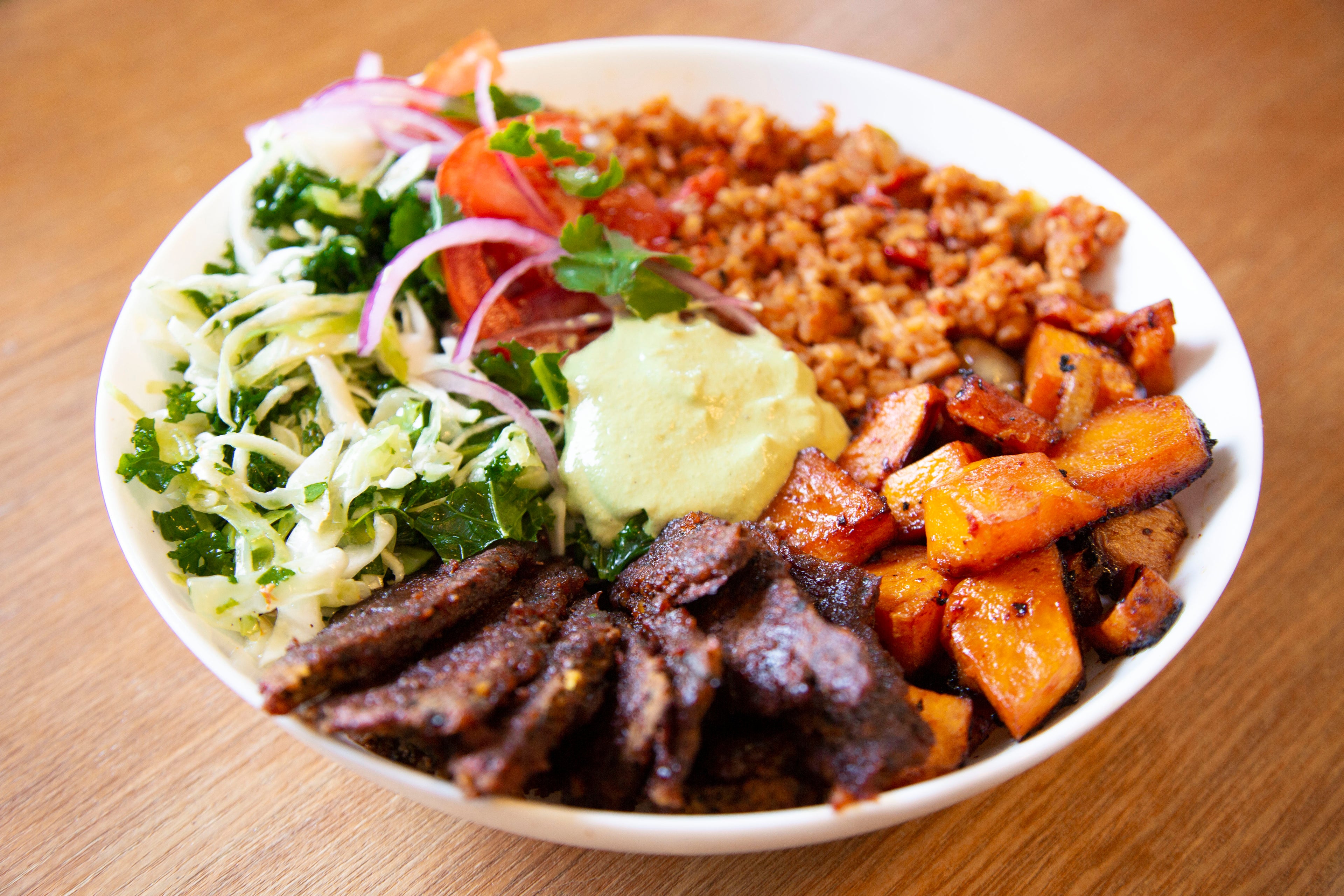 Vegan BBQ Bowl in Des Moines, Iowa