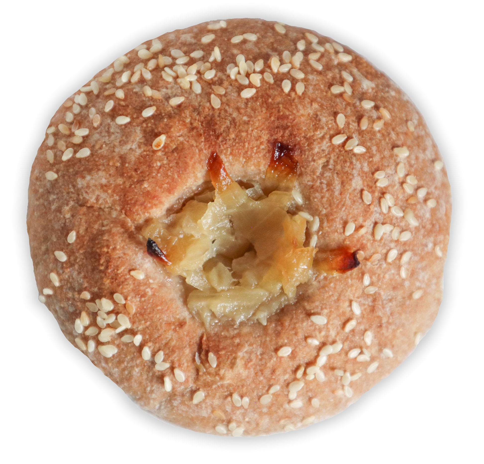 vegan bialy in Des Moines, Iowa