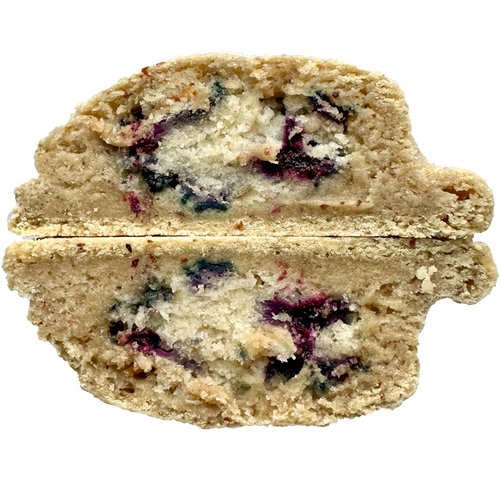 Blueberry Muffin-stuffed Lemon Lavender Cookie