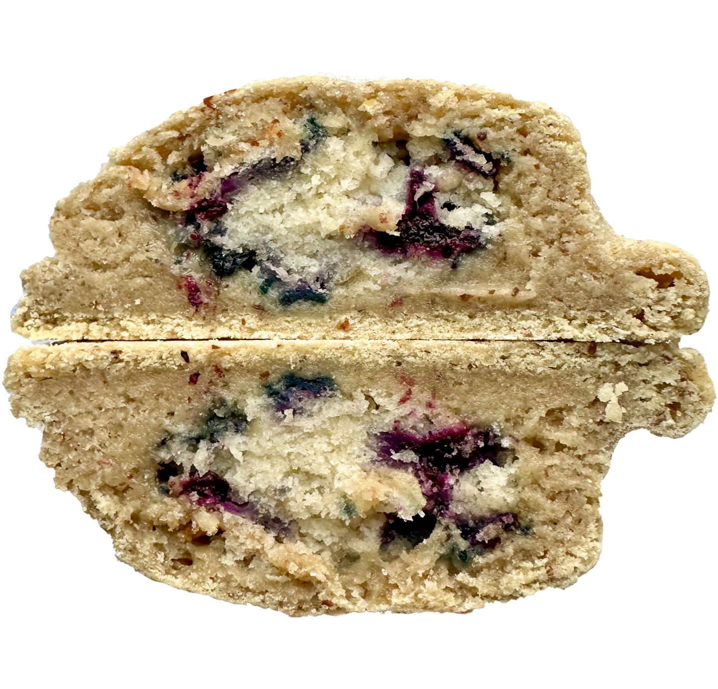 Blueberry Muffin-stuffed Lemon Lavender Cookie