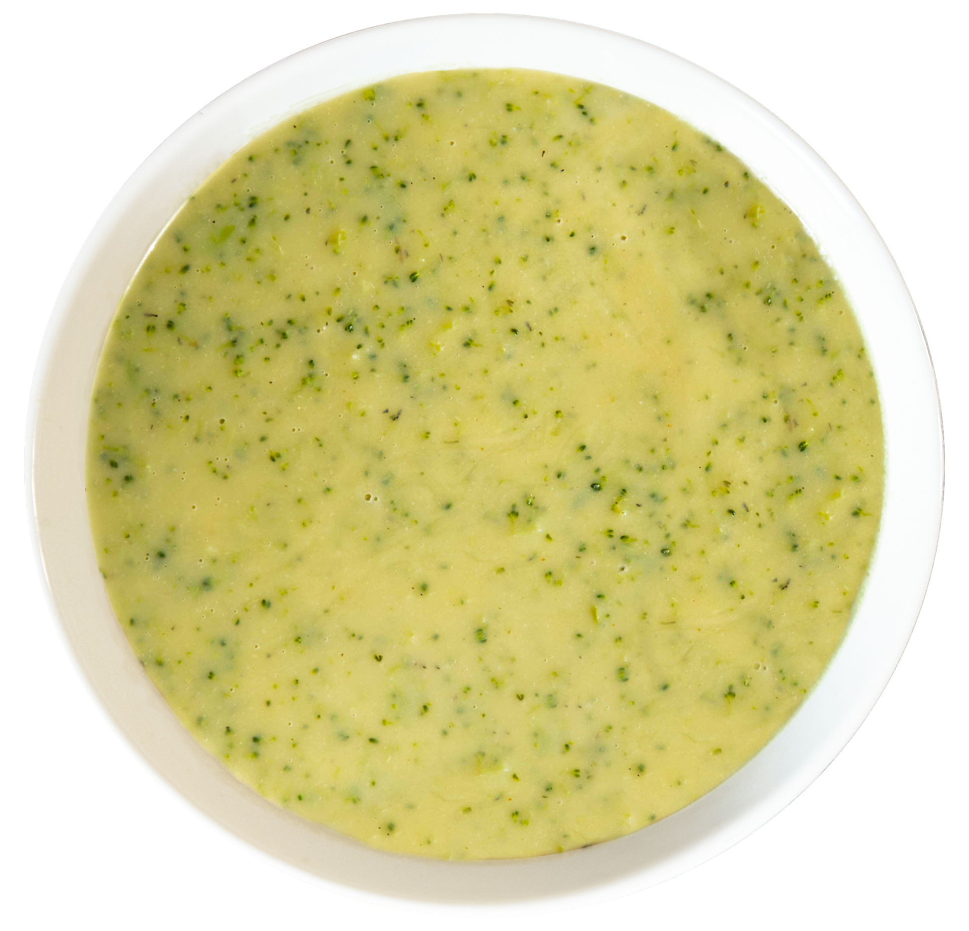 Dairy-free vegan broccoli cheese soup in Des Moines, Iowa