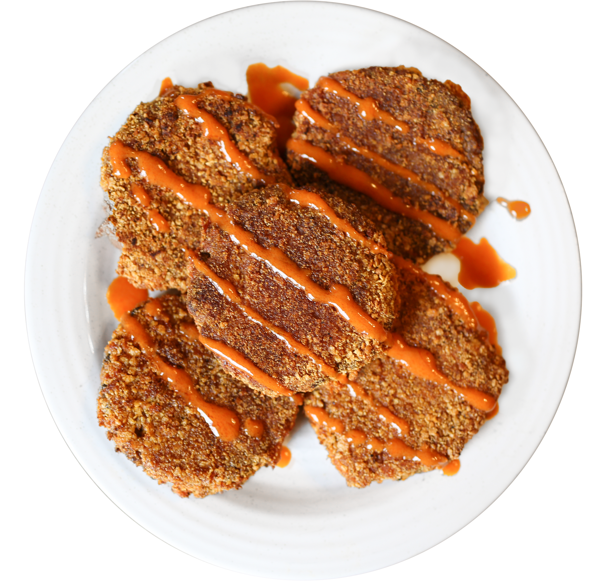 Vegan Buffalo Chickpea Patties in Des Moines, Iowa