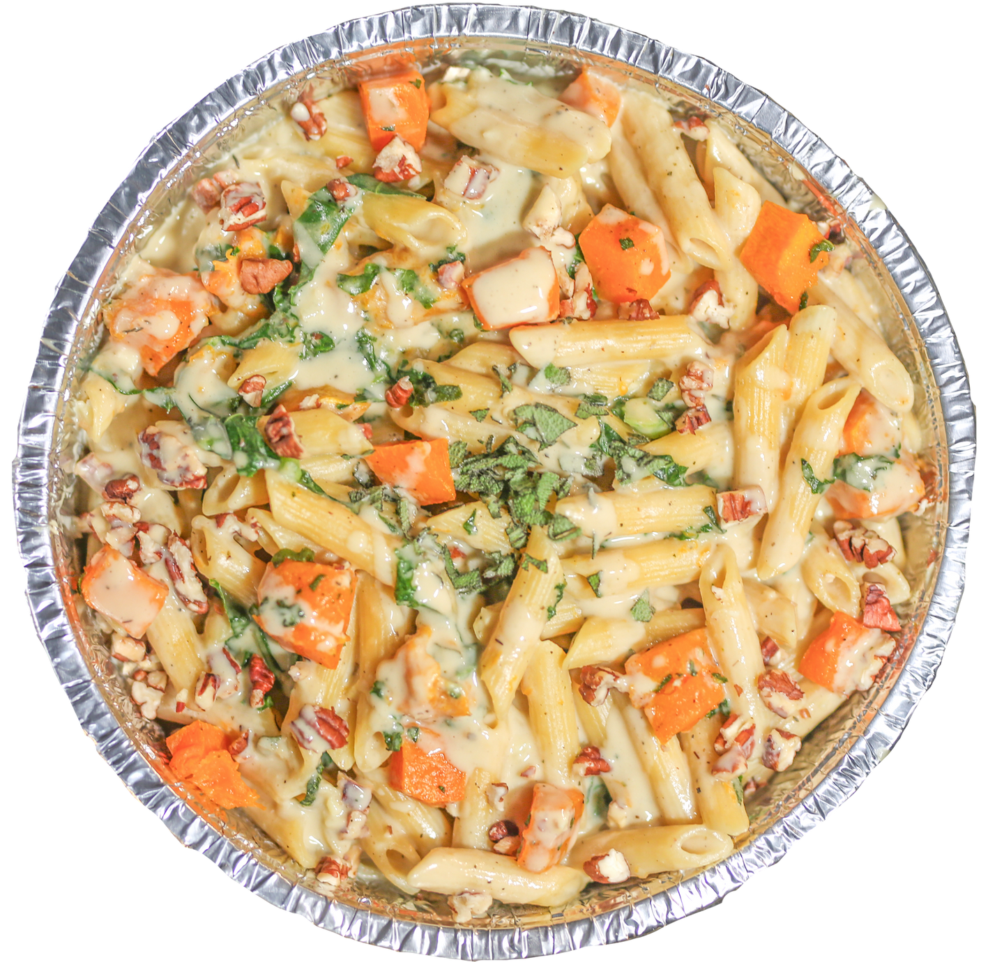 vegan butternut sage alfredo in Des Moines, Iowa
