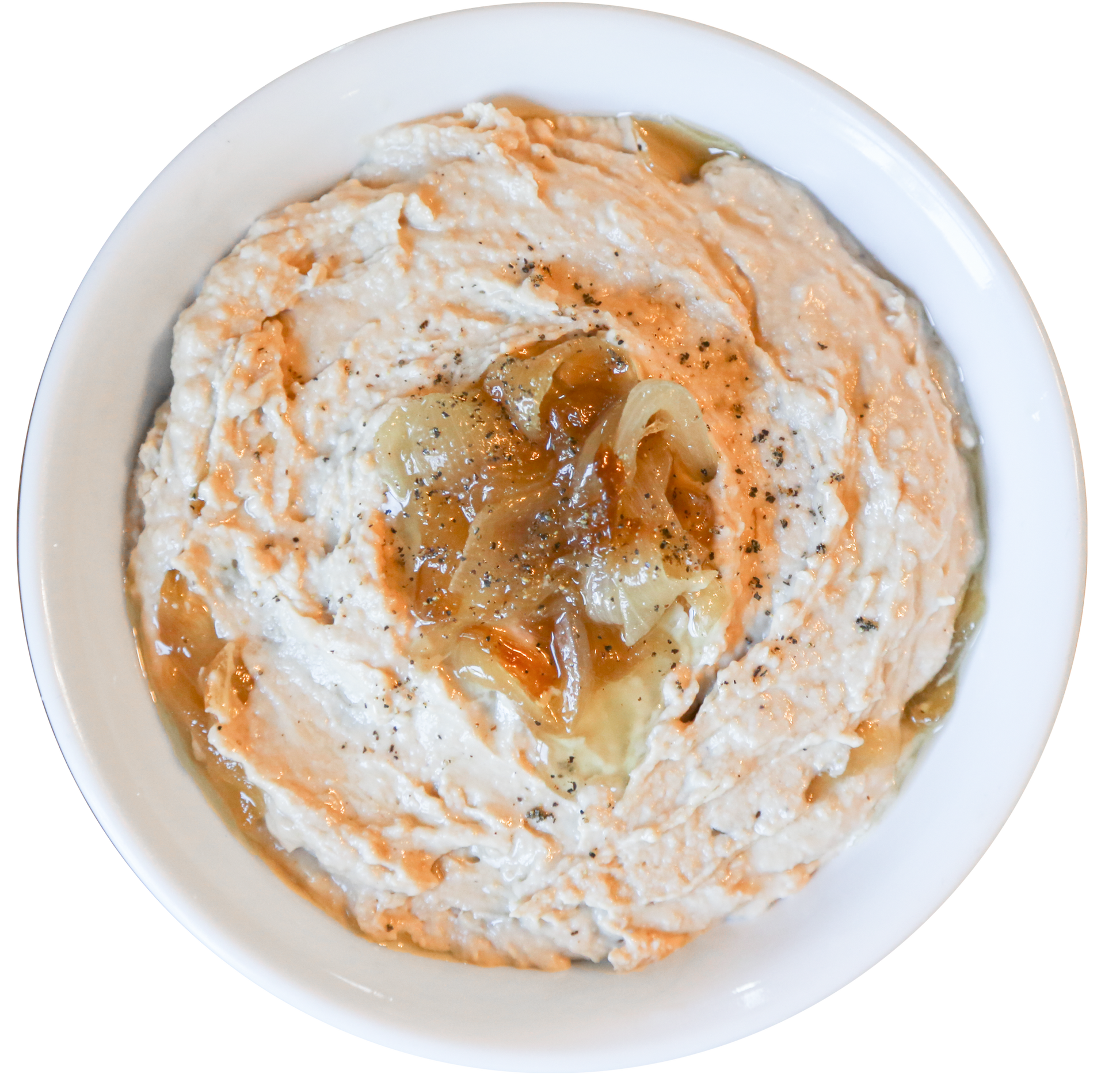 caramelized onion hummus in Des Moines, Iowa