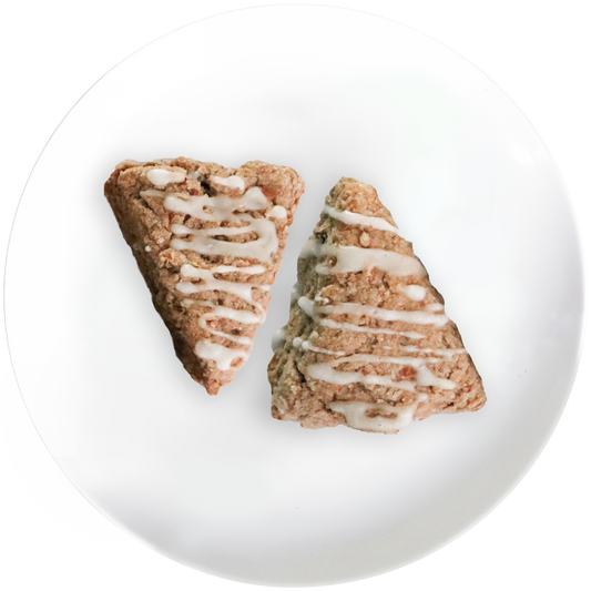 vegan cherry almond scones in Des Moines, Iowa