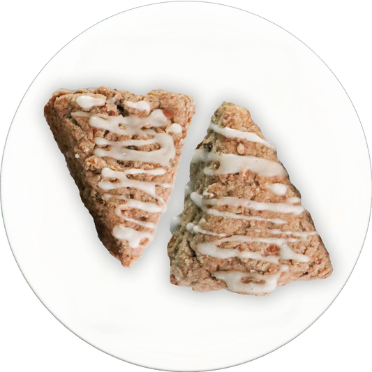 vegan cherry almond scones in Des Moines, Iowa